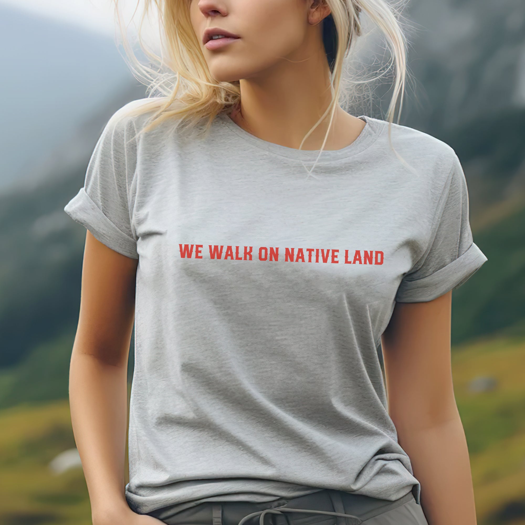 We Walk On Native Land Style 14 - Two Sides Unisex T-Shirt/T-Shirt V-Neck/Hoodie/Sweatshirt