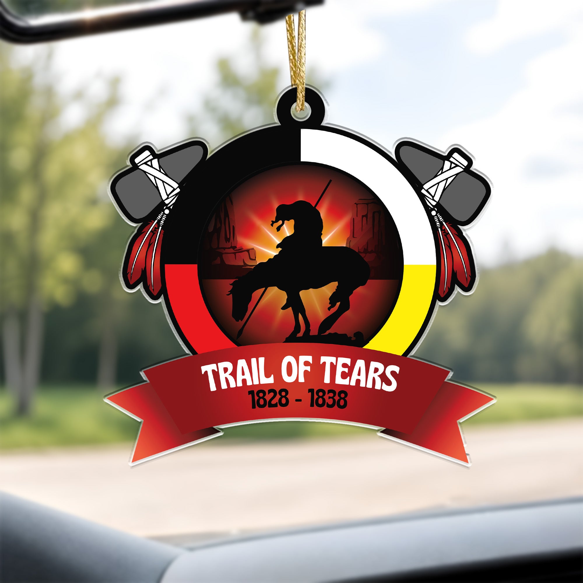 Trail of Tears Memorial Ornament 1828–1838 Unique Gift Decor Flat Acrylic