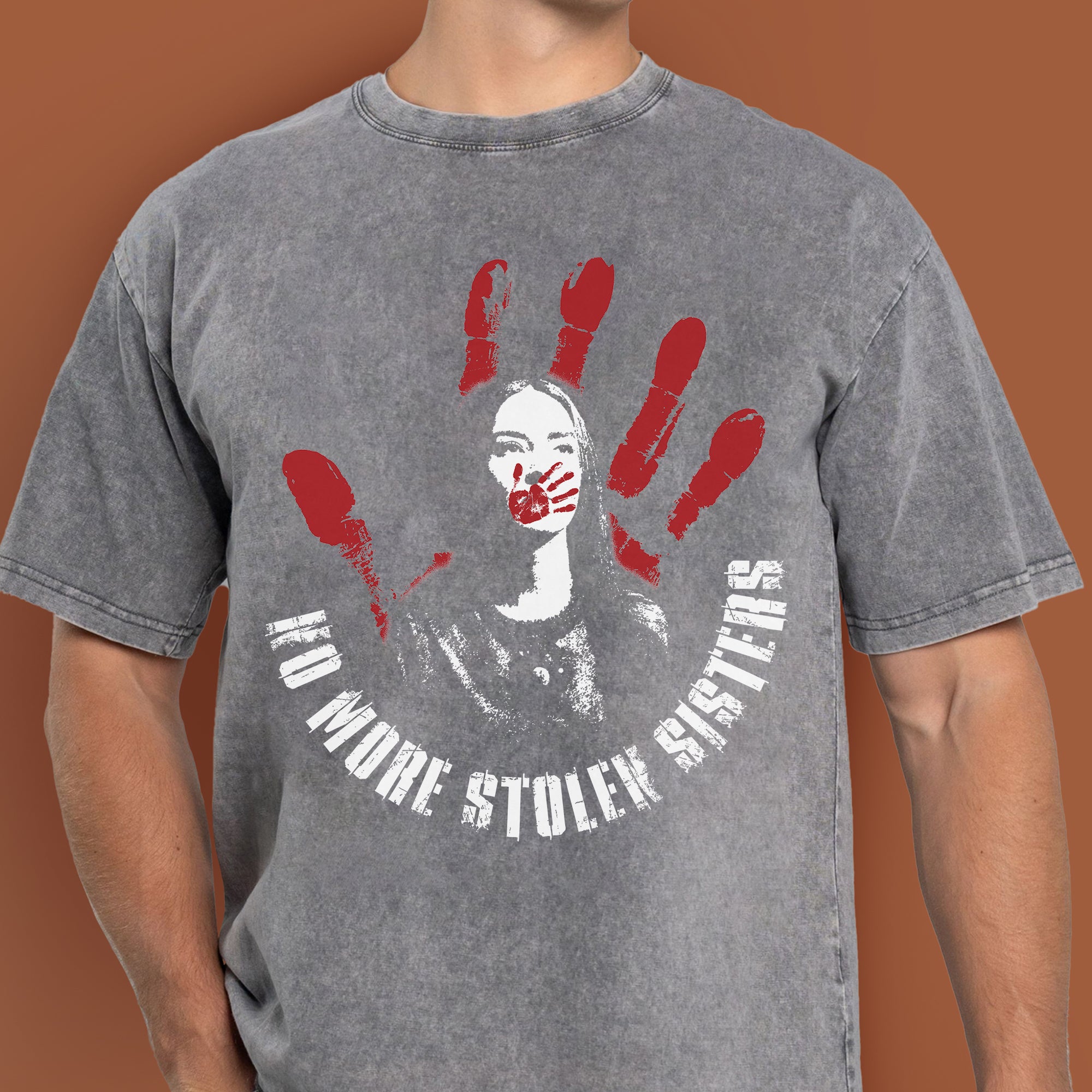 No More Stolen Sisters Unisex Mineral Washed T-Shirt