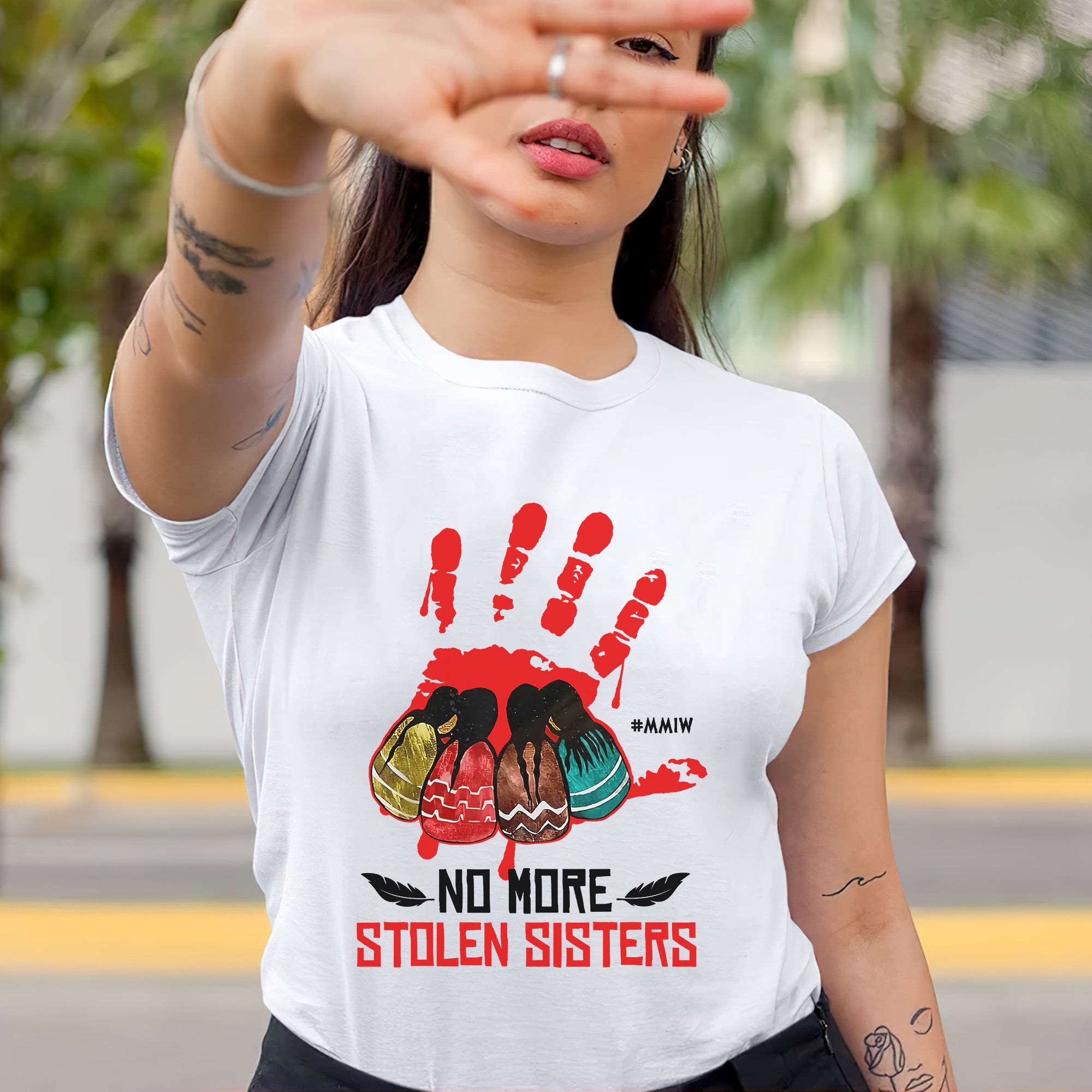 No More Stolen Sisters WC36 - Unisex T-Shirt/T-Shirt V-Neck/Hoodie/Sweatshirt