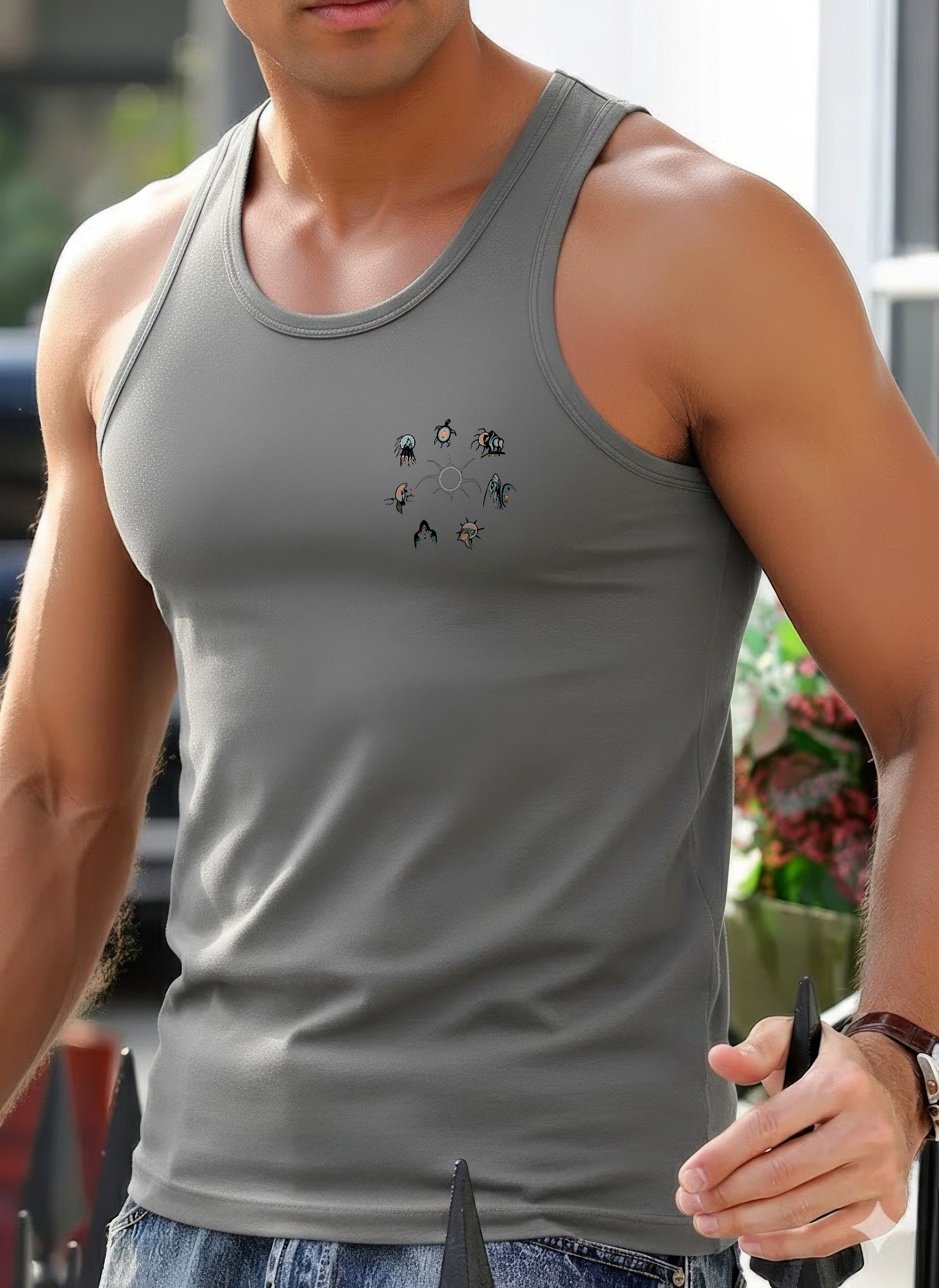 [Two Sides] The Seven Sacred Laws Native American Indigenous Culture Unisex Tank Top/Long Sleeve/Hoodie Zip