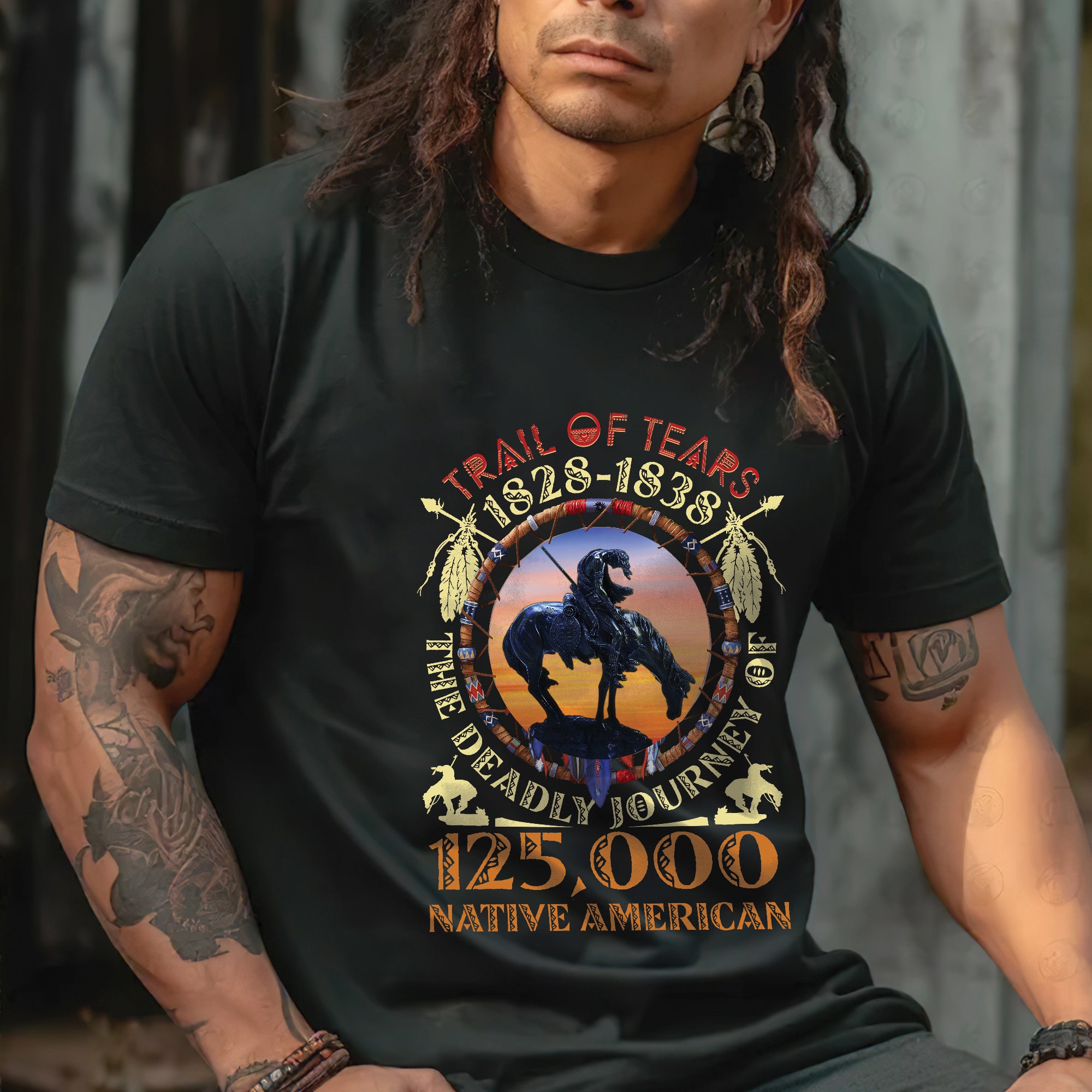 Trail Of Tears - THE DEADLY JOURNEY OF 125000 Native American Unisex T-Shirt/Hoodie/Sweatshirt