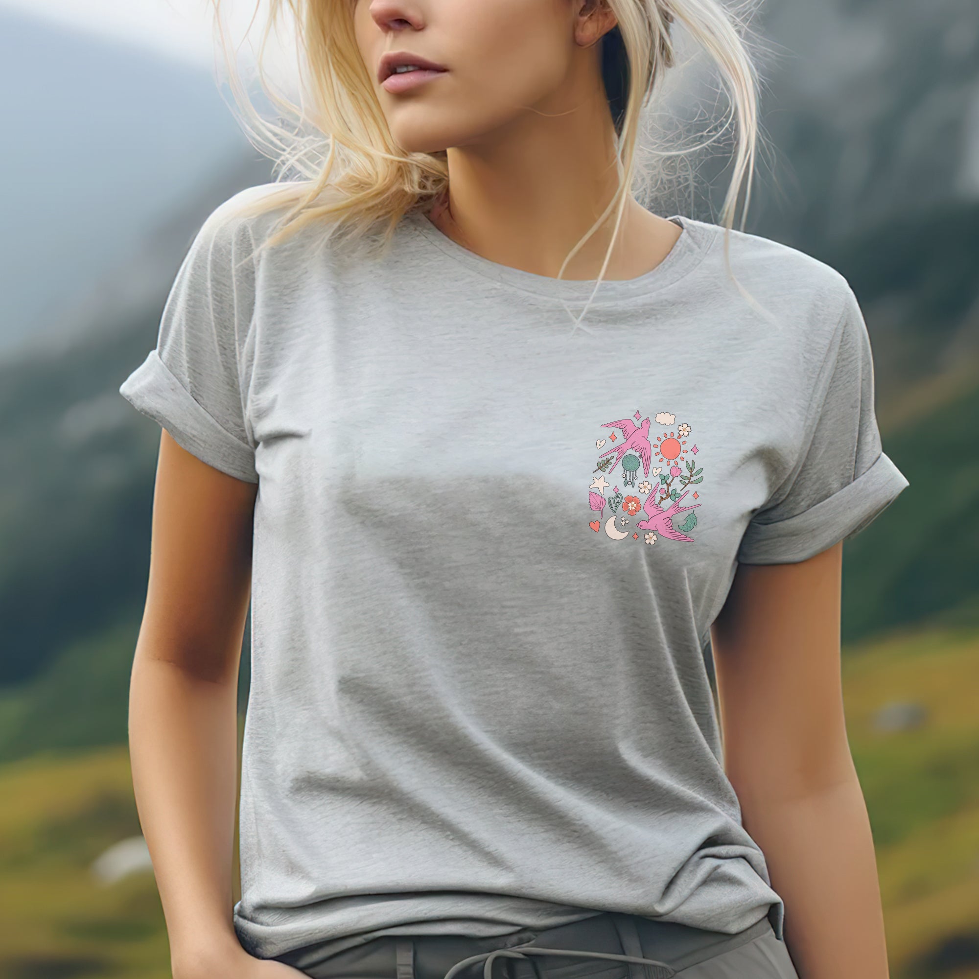 No One Is Illegal on Stolen Land We Walk on Native Land Unisex T-shirt/V-neck T-shirt/Hoodie/Sweatshirt Two Sides N316