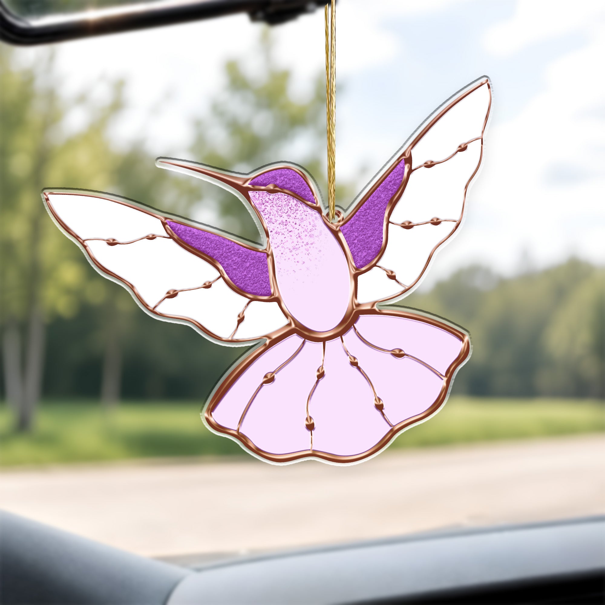 Sacred Spirit Hummingbird Ornament Unique Gift Decor Flat Acrylic
