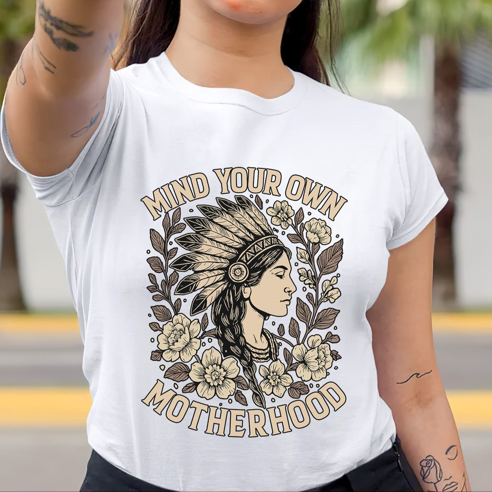 Mind Your Own Motherhood - One Side Unisex Style 4 T-Shirt/T-Shirt V-Neck/Hoodie/Sweatshirt