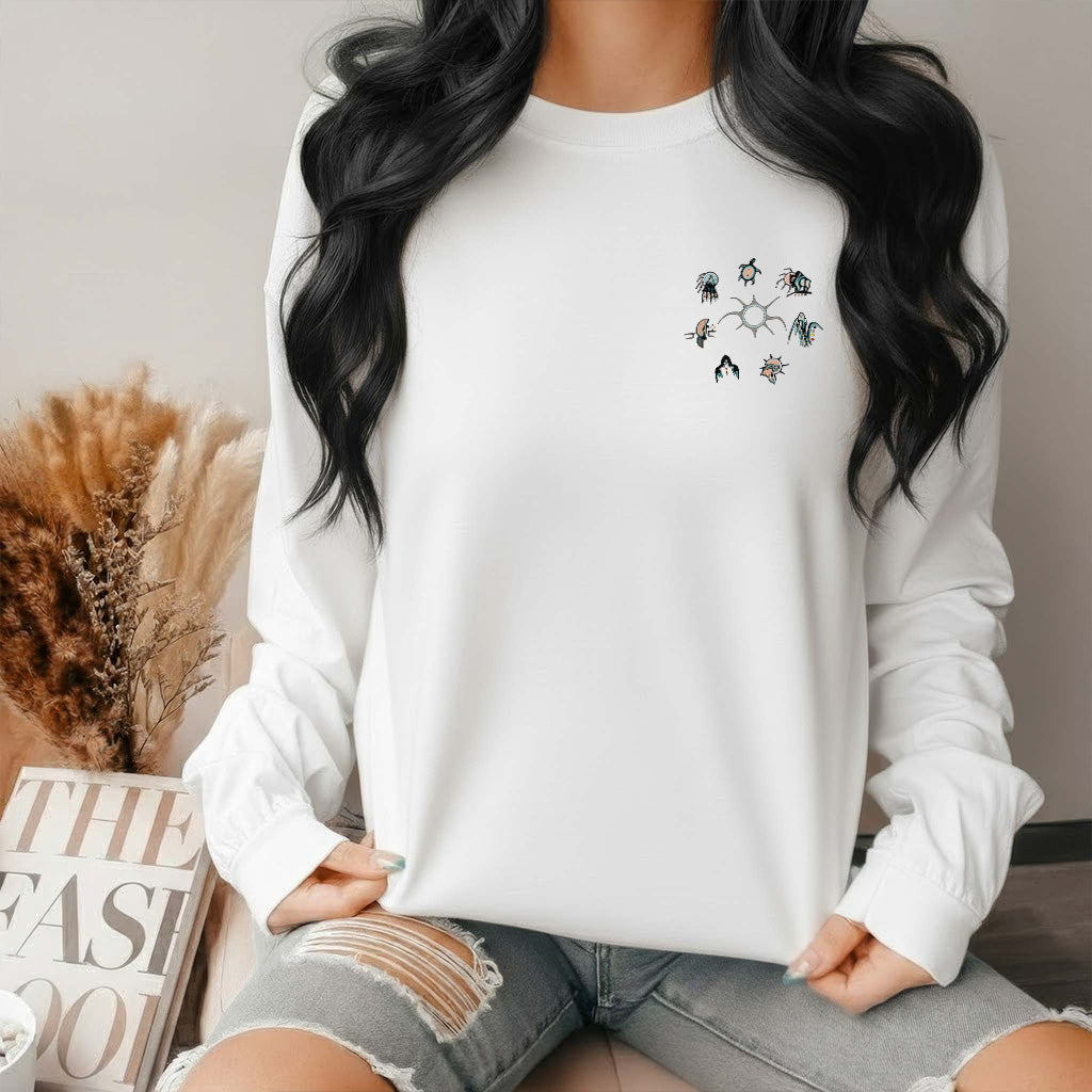 [Two Sides] The Seven Sacred Laws Native American Indigenous Culture Unisex Tank Top/Long Sleeve/Hoodie Zip