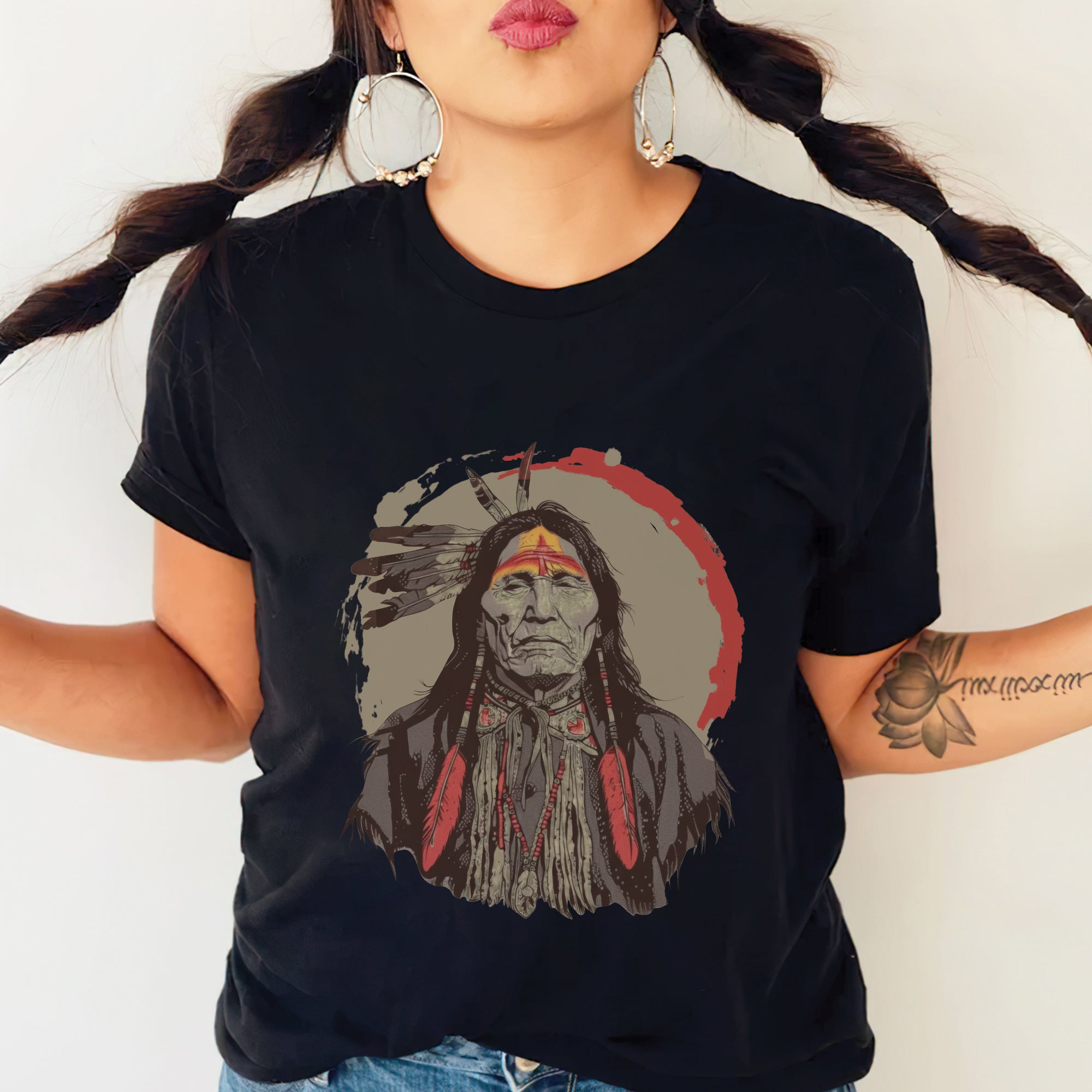 Spirit of the Warrior Chief Unisex T-Shirt/T-Shirt V-Neck/Hoodie/Sweatshirt