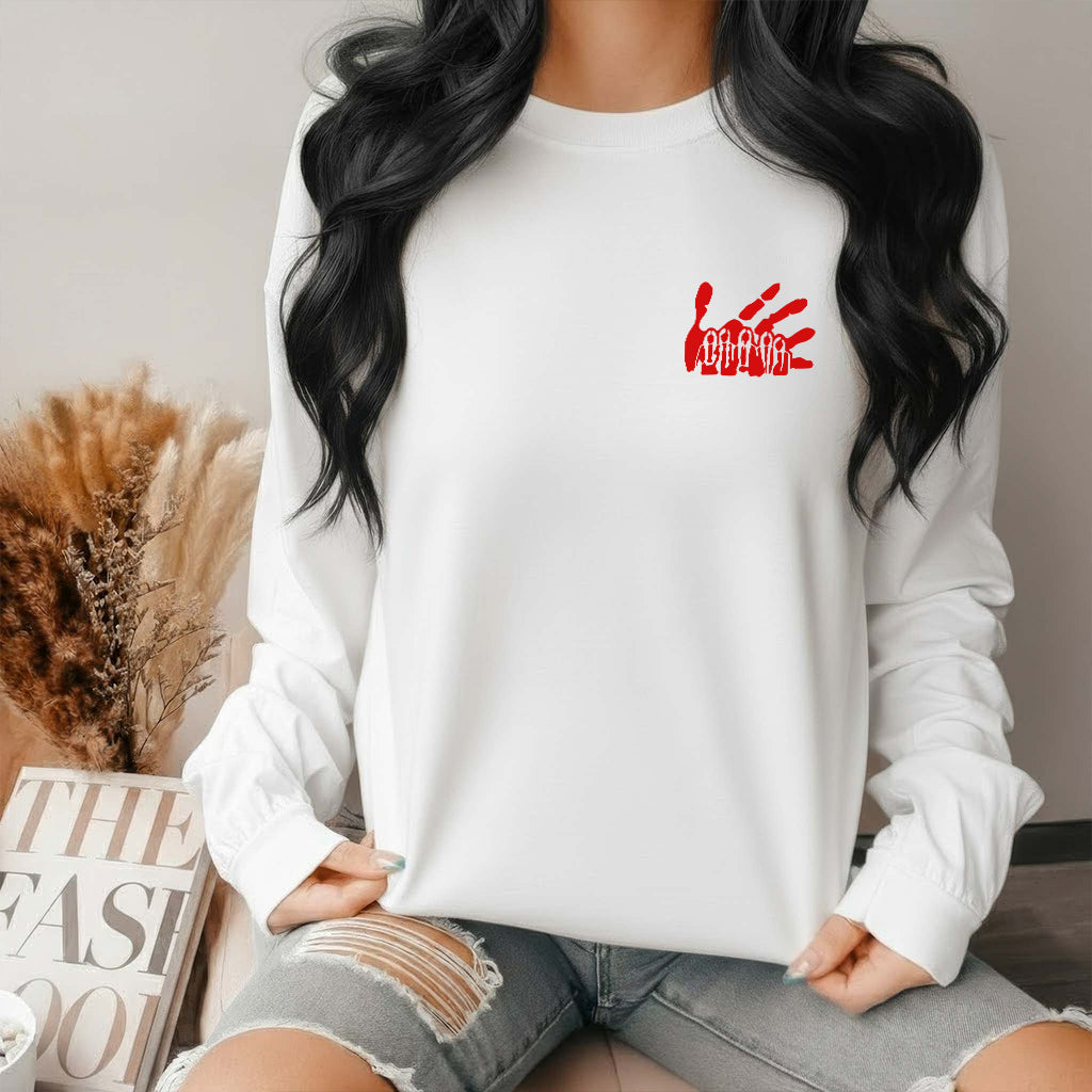 [Two Sides] I Wear Red for My Sisters MMIW Awareness Unisex Tank Top/Long Sleeve/Hoodie Zip