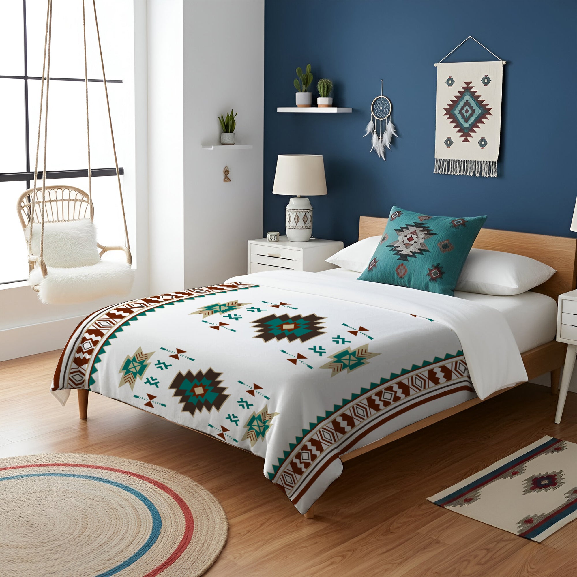 Sacred Spirit of the Earth Native American Cozy Fleece Blanket