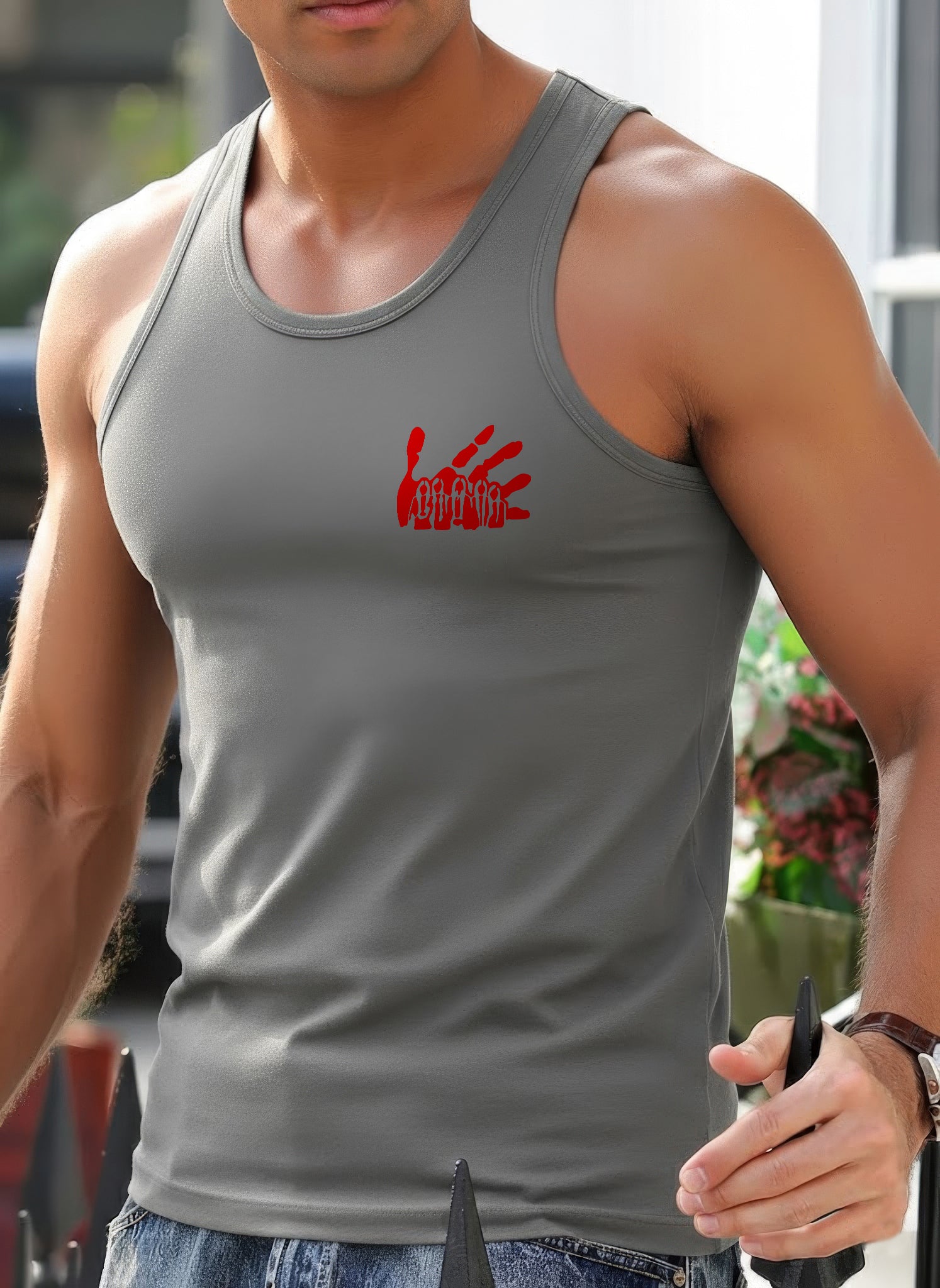 [Two Sides] I Wear Red for My Sisters MMIW Awareness Unisex Tank Top/Long Sleeve/Hoodie Zip
