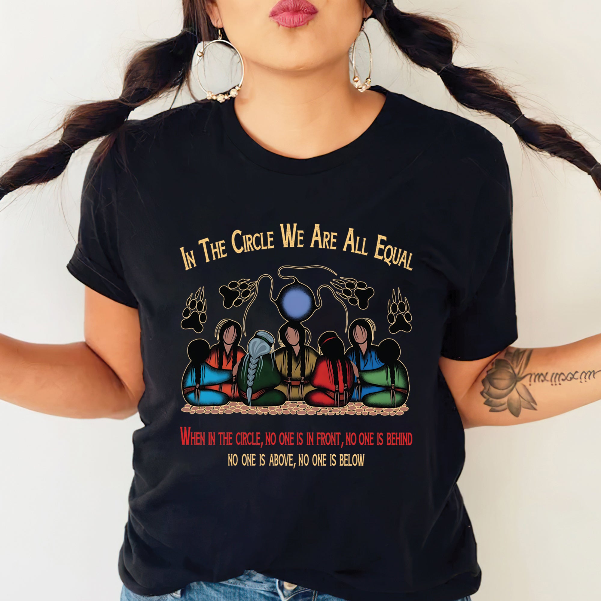 In The Circle We Are All Equal Unisex T-Shirt/T-Shirt V-Neck/Hoodie/Sweatshirt