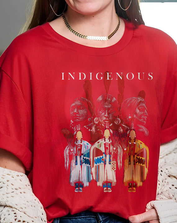 MMIW Native American Indigenous Red Hand Indian Blood Themed Unisex T-Shirt/Hoodie/Sweatshirt