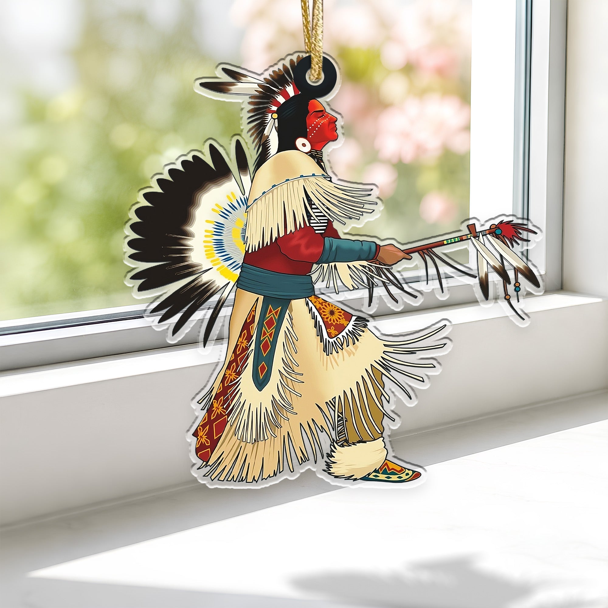 Native Chief American - Unique Gift Decor Flat Acrylic