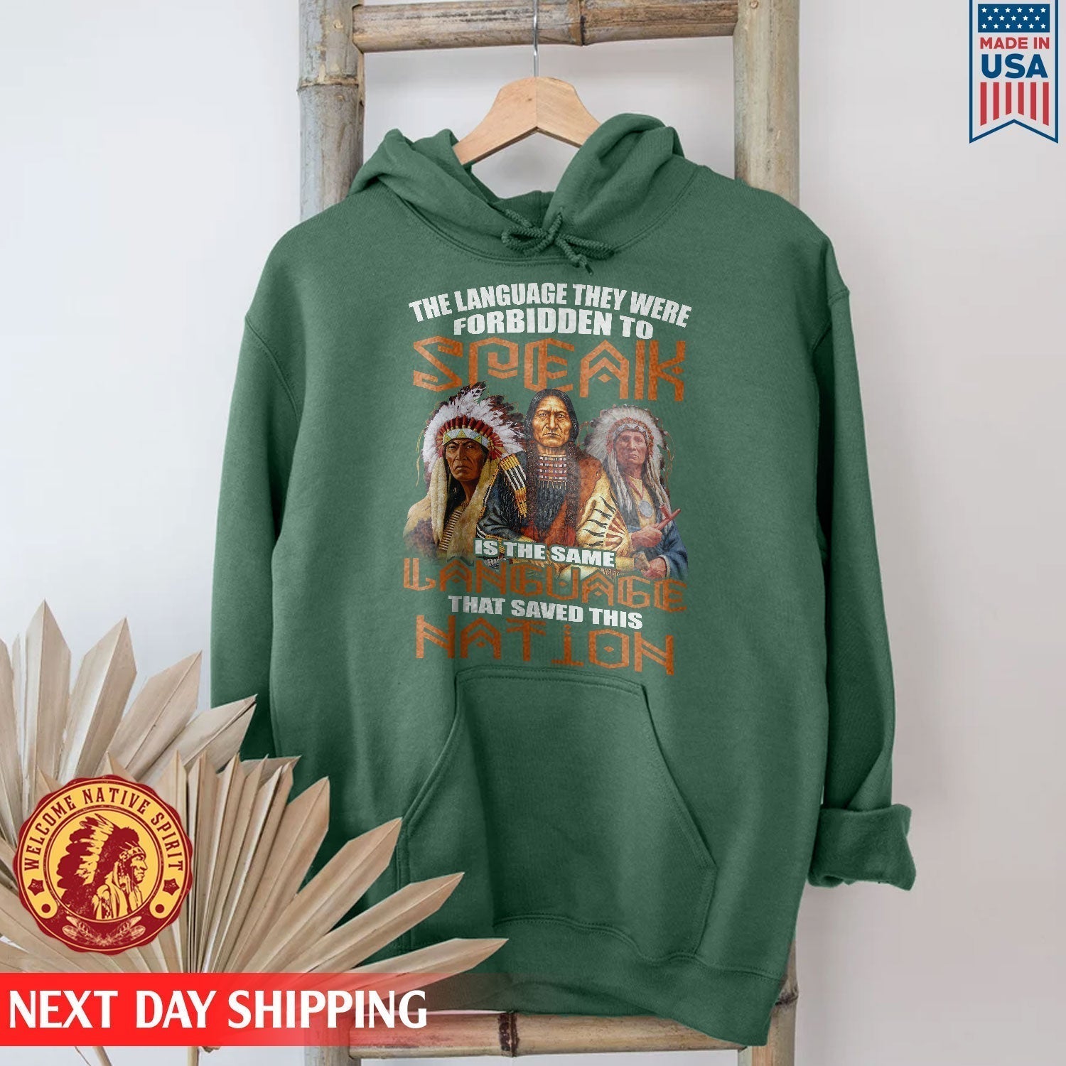 Native American Language That Saved This Nation Three Man American Unisex T-shirt/Hoodie/Sweatshirt