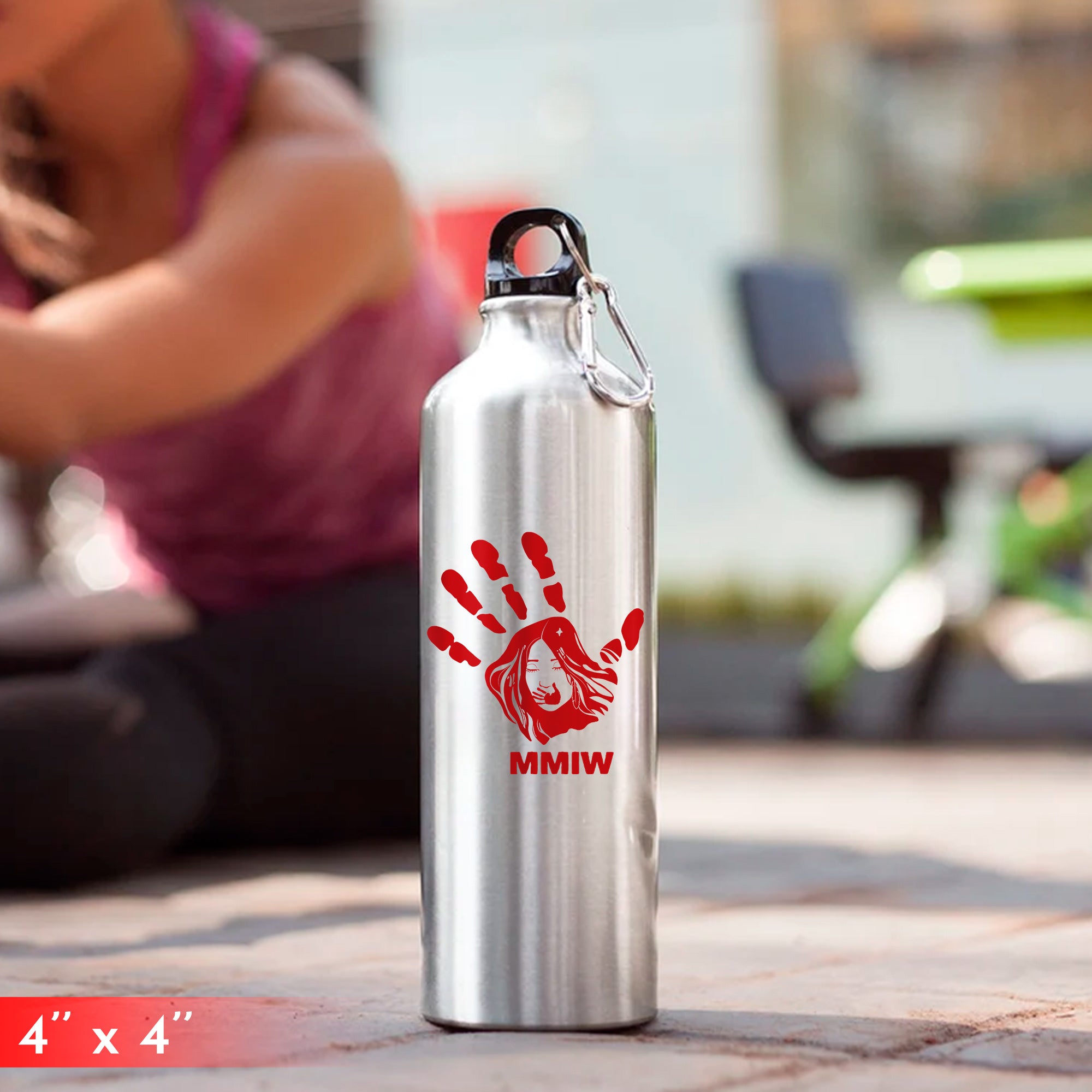 Buy 1 Decal, Get 1 Red Hand Decal Free - MMIW Awareness