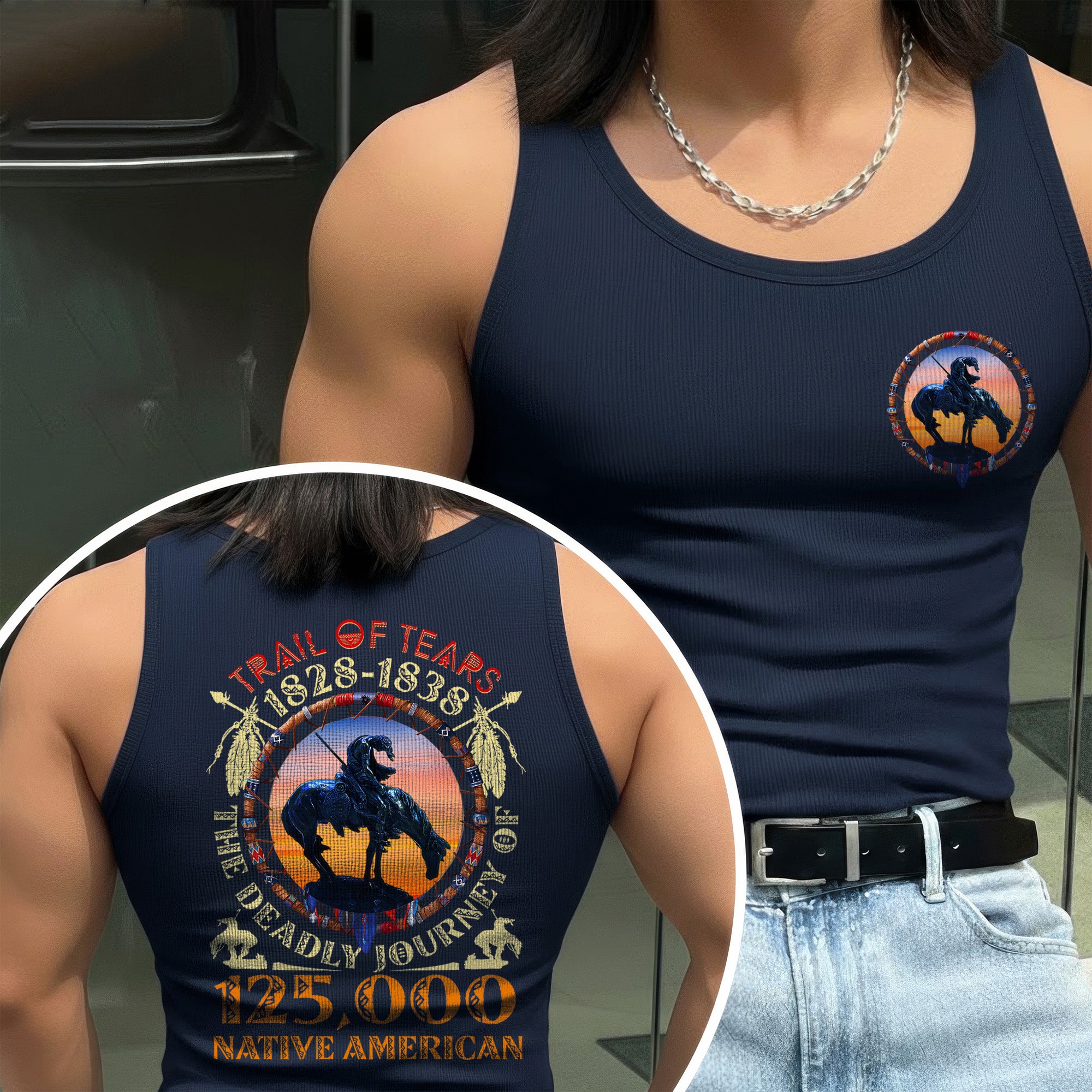 [Two Sides] Trail of Tears The Deadly Journey Unisex Tank Top/Long Sleeve/Hoodie Zip