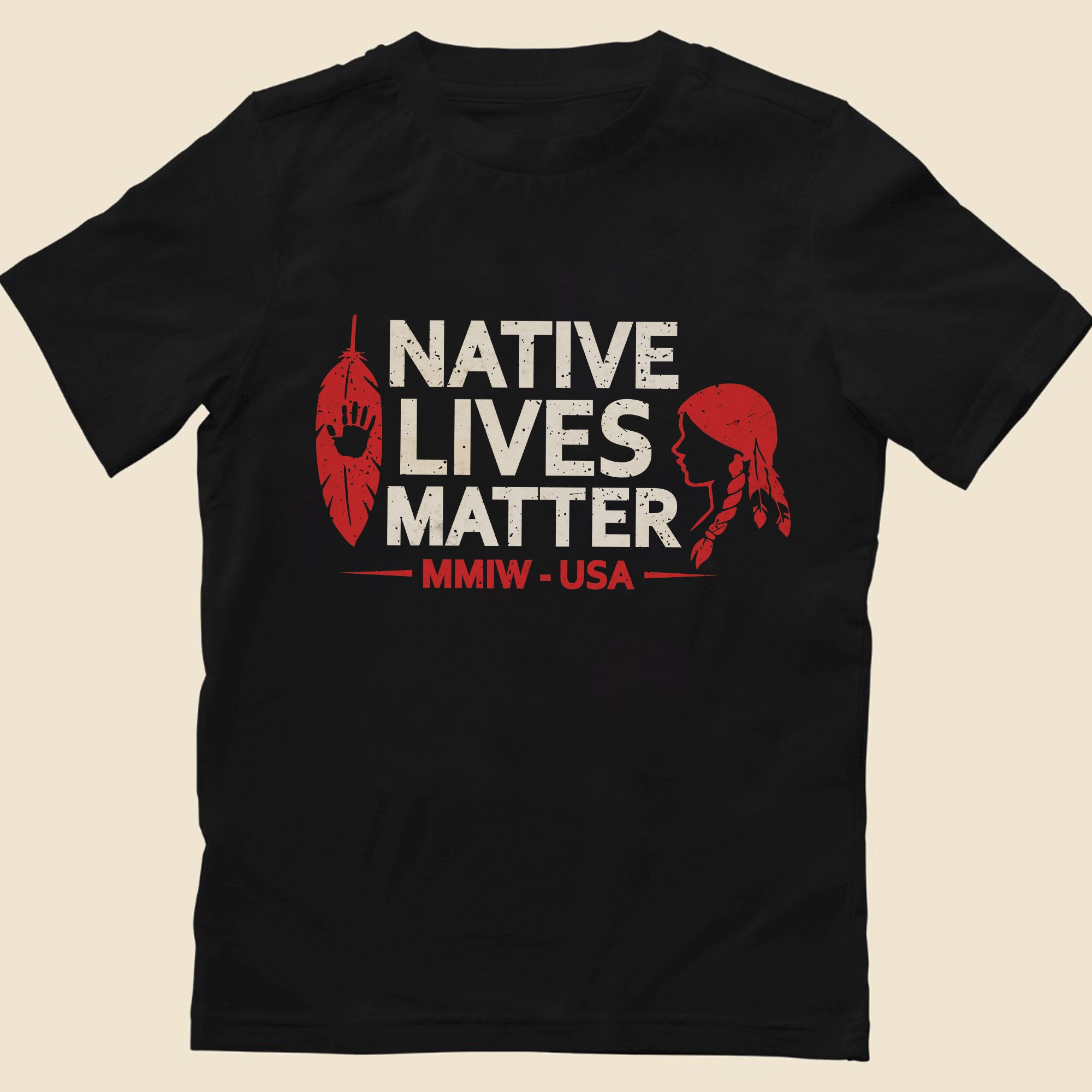 Native Lives Matter Indigenous Awareness MMIW USA Unisex T-shirt/T-shirt V-Neck/Hoodie/Sweatshirt