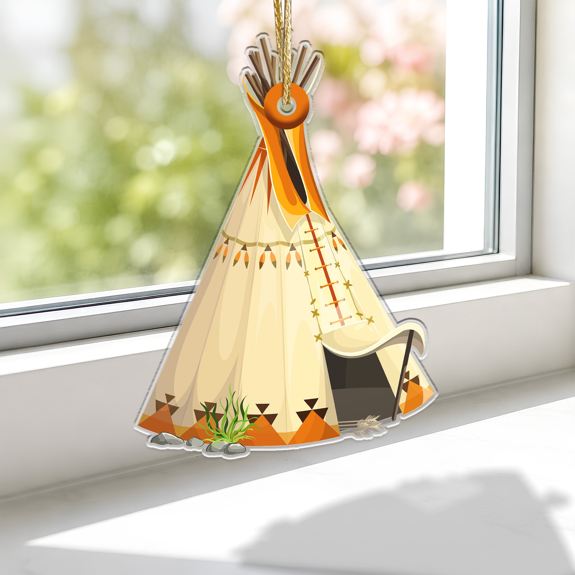 Tipi Native American - Unique Gift Decor Flat Acrylic
