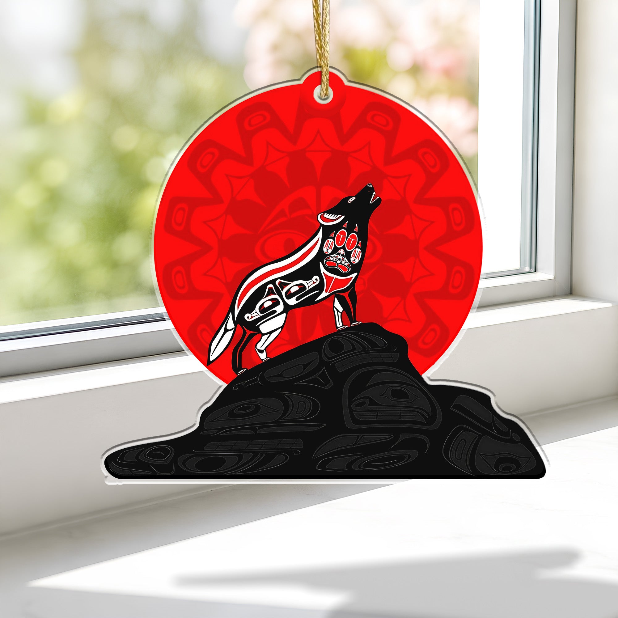 Wolf Native American - Unique Gift Decor Flat Acrylic