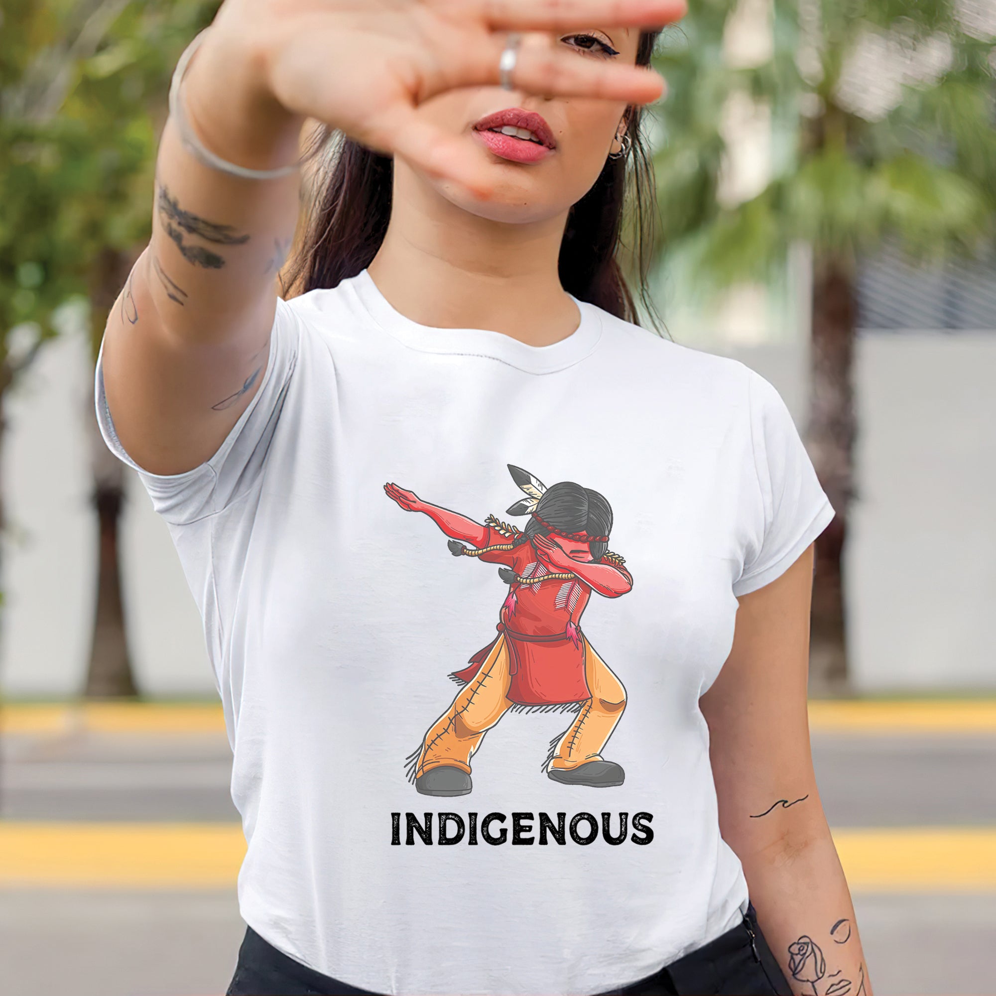 Indigenous Pride Dab Pose Unisex T-Shirt/T-Shirt V-Neck/Hoodie/Sweatshirt