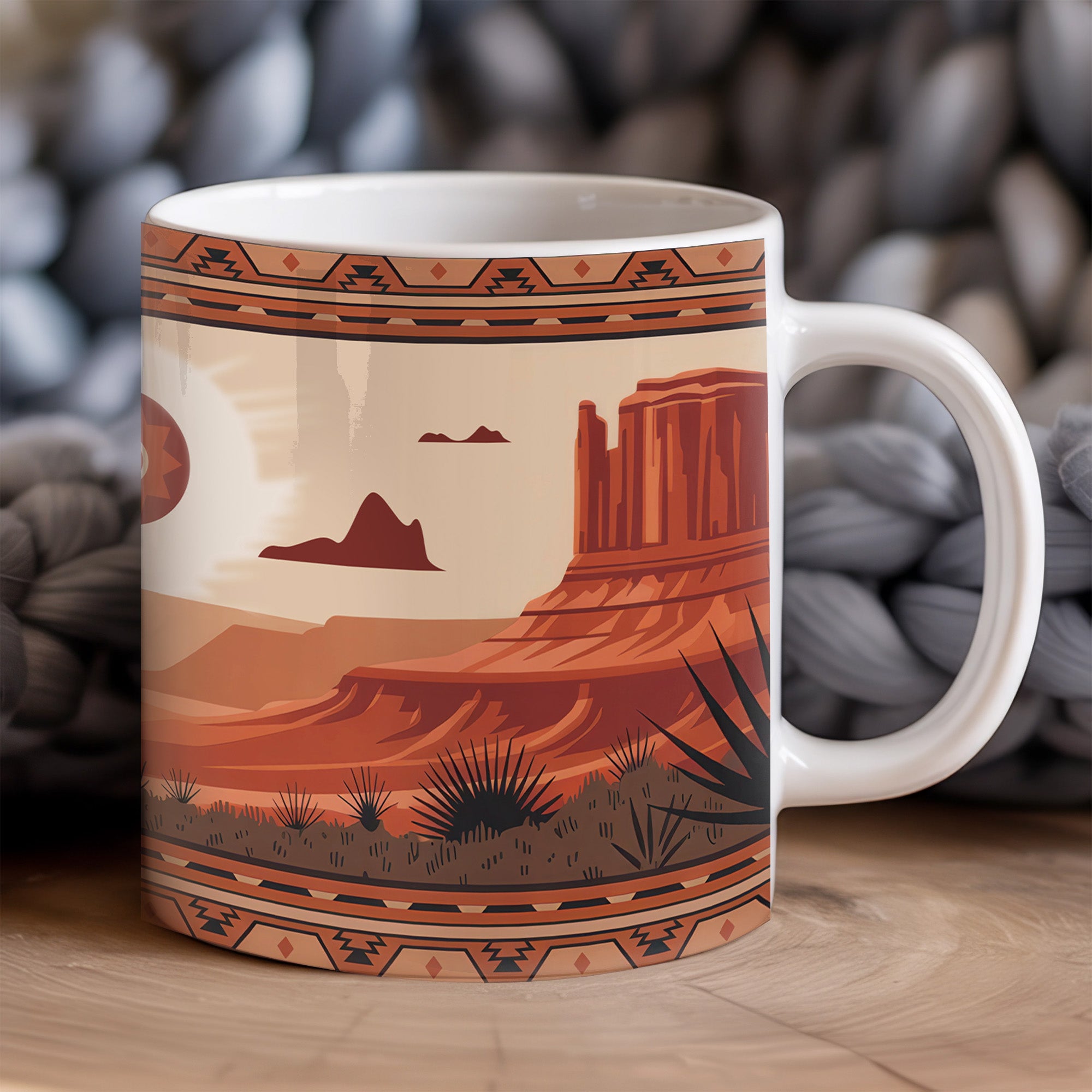 Homelands of the Red Rock Native American Heritage Coffee Mug