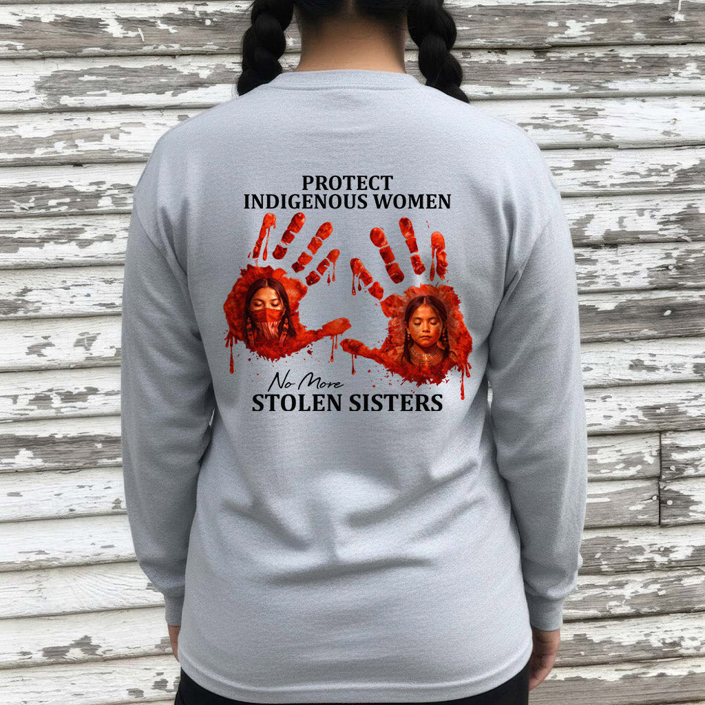 [Two Sides] Protect Indigenous Women No More Stolen Sisters Unisex Tank Top/Long Sleeve/Hoodie Zip
