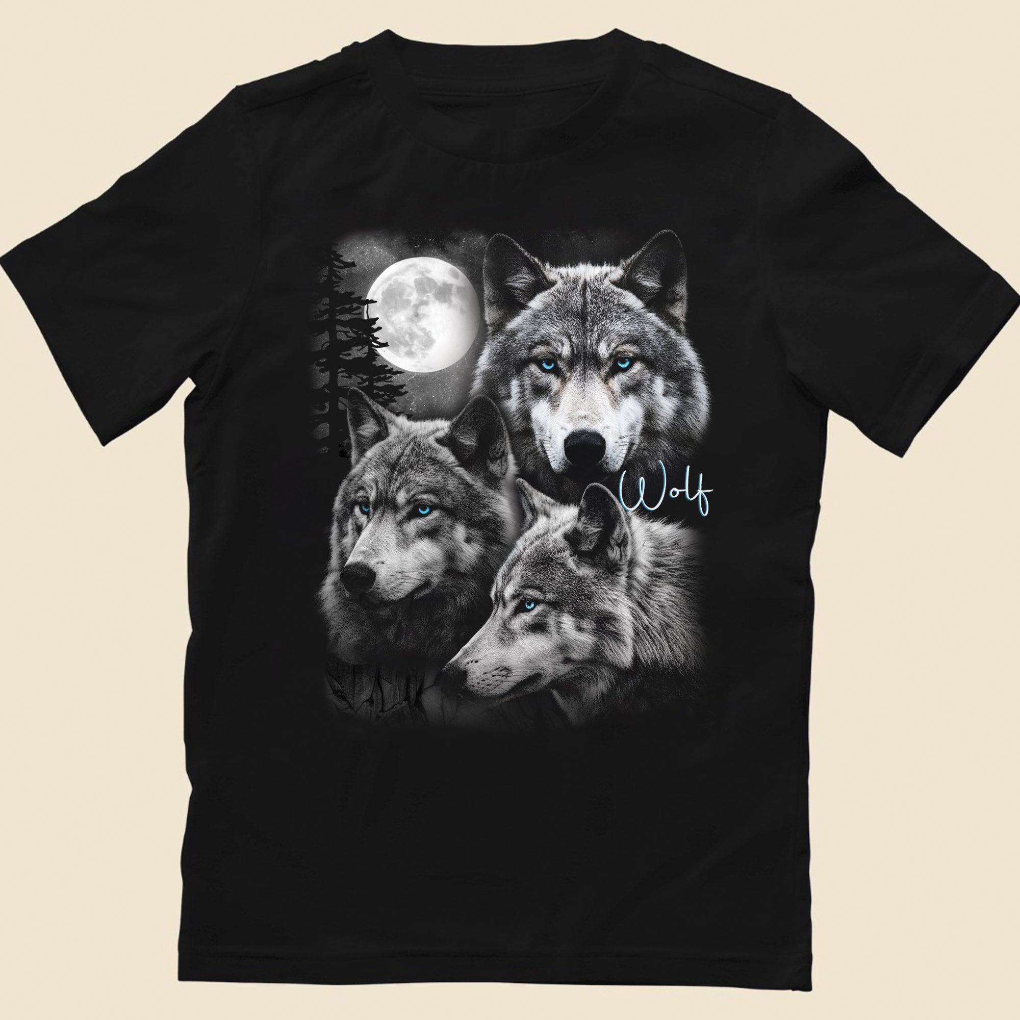Spirit of the Wolf Moon Native American Indigenous Culture Unisex T-Shirt/T-Shirt V-Neck/Hoodie/Sweatshirt