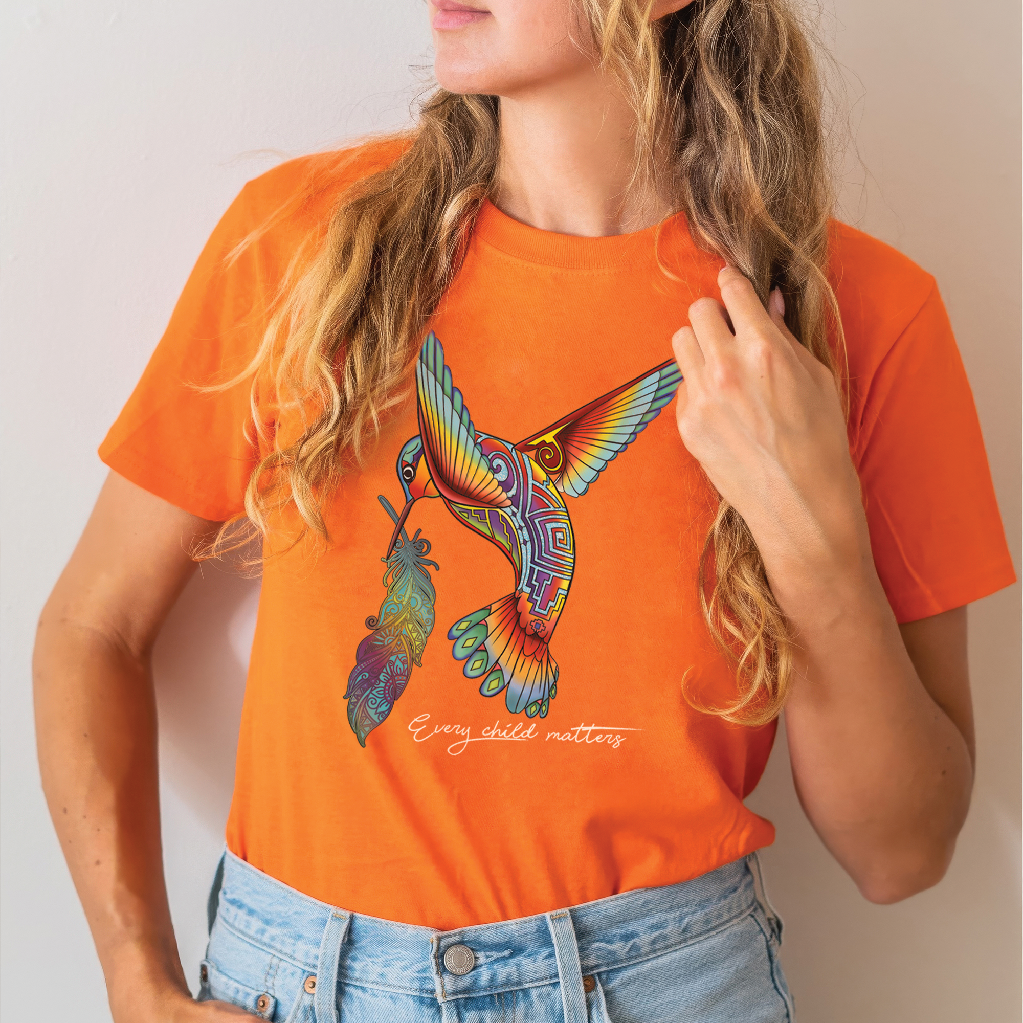 Wings of Hope, Feathers of Freedom - For Every Child Matters Unisex T-Shirt/Hoodie/Sweatshirt 171