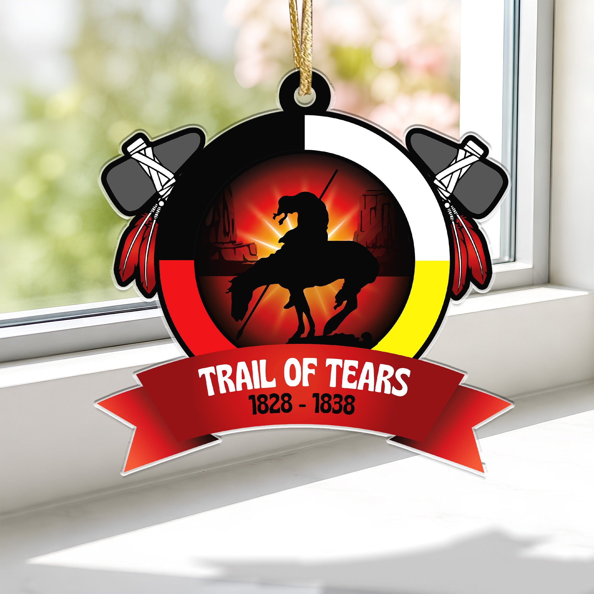Trail of Tears Memorial Ornament 1828–1838 Unique Gift Decor Flat Acrylic