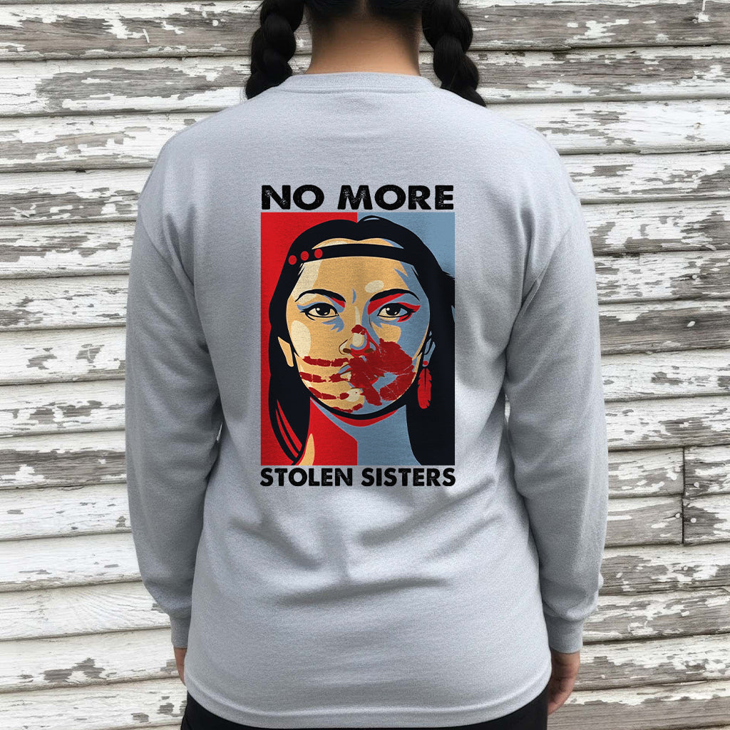 [Two Sides] No More Stolen Sisters MMIW Awareness Unisex Tank Top/Long Sleeve/Hoodie Zip