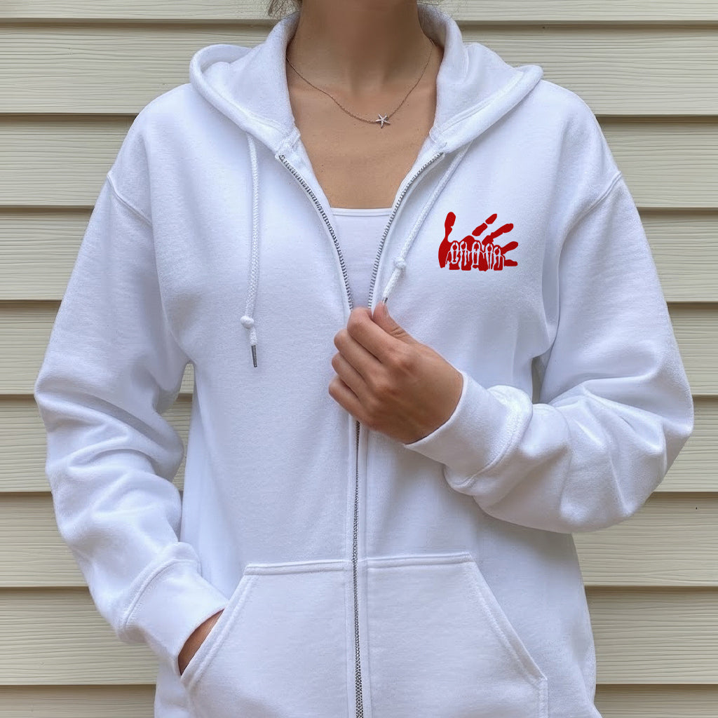 [Two Sides] I Wear Red for My Sisters MMIW Awareness Unisex Tank Top/Long Sleeve/Hoodie Zip
