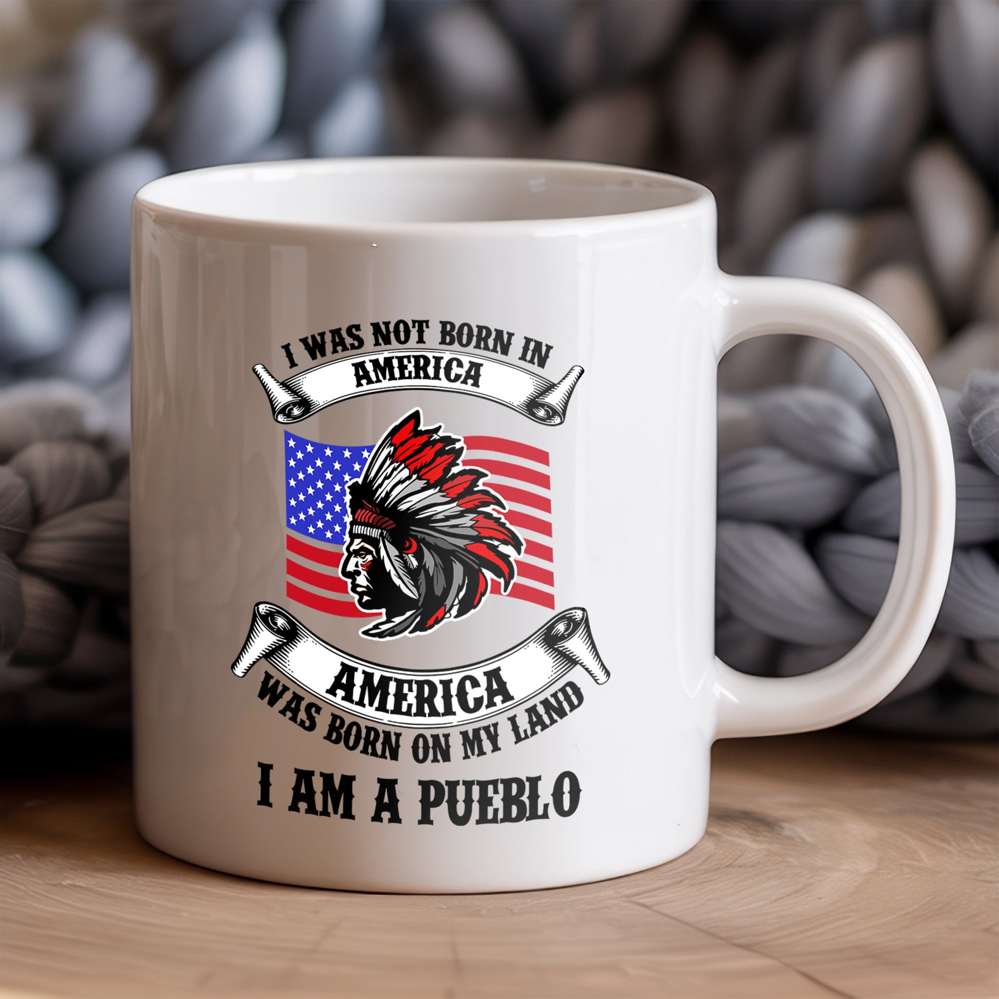 I Am a Navajo Mug Native American Pride Mug (Custom Tribe)