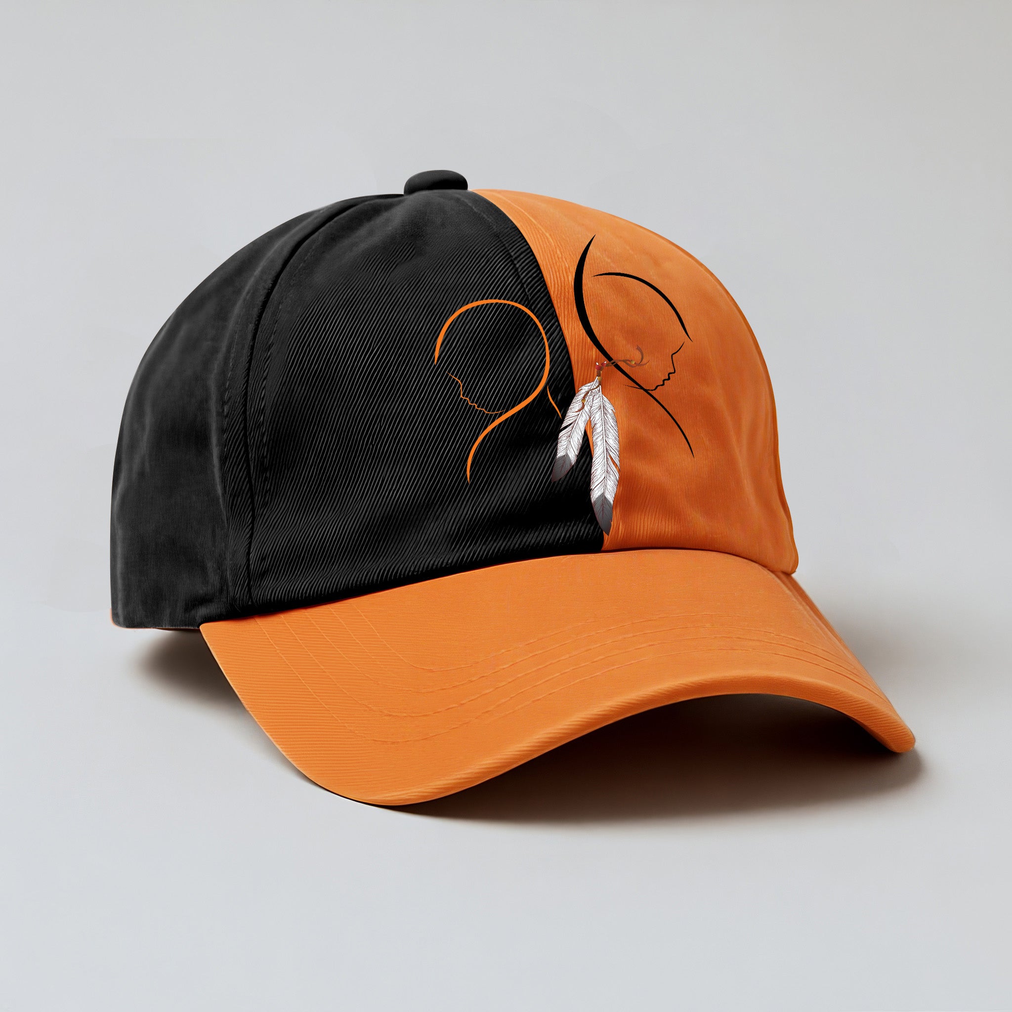 Every Child Matters Two Children For Orange Shirt Day Cap