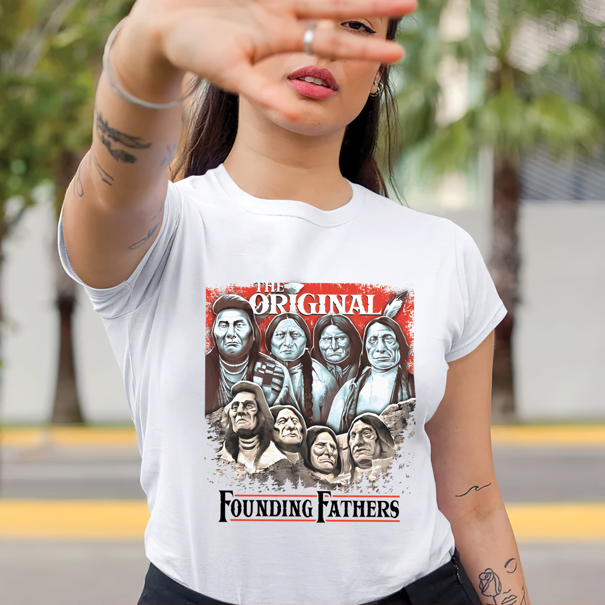 Native American The Original Founding Five Fathers Unisex T-Shirt/Hoodie/Sweatshirt 168