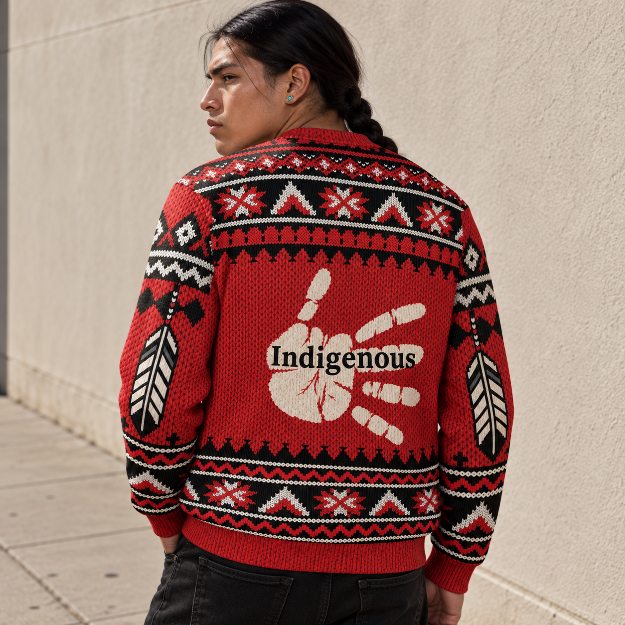 MMIW Awareness - No More Stolen Sisters Ugly Sweater Unisex