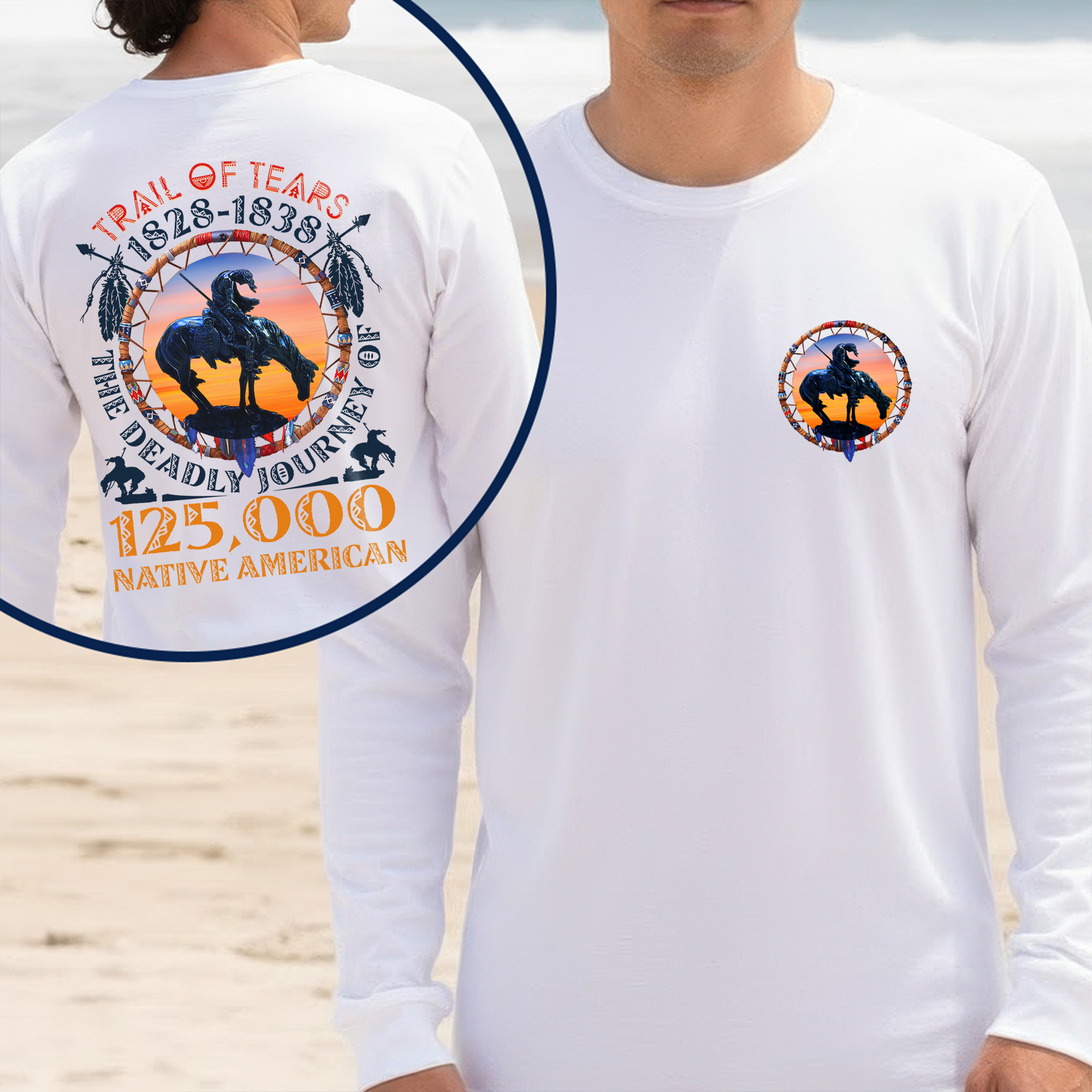 [Two Sides] Trail of Tears The Deadly Journey Unisex Tank Top/Long Sleeve/Hoodie Zip