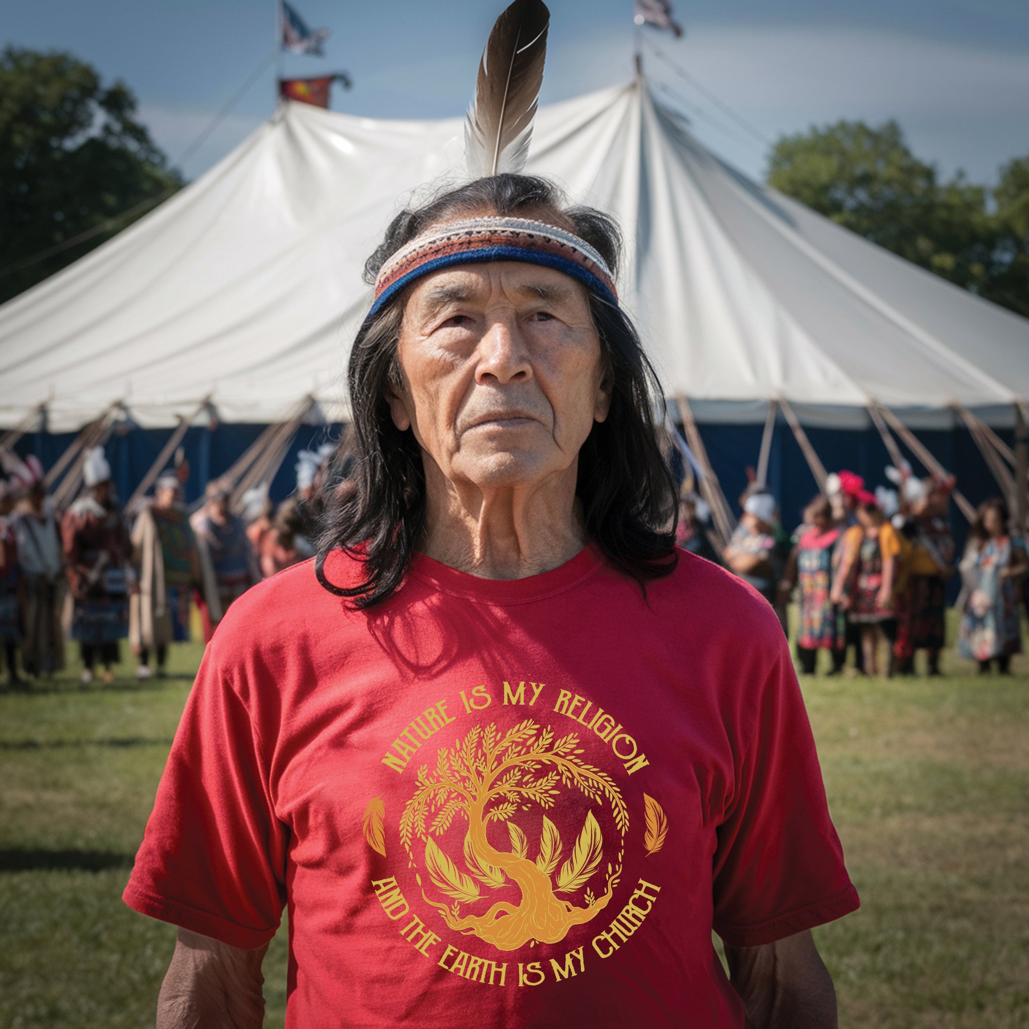 Nature Is My Religion And The Earth Is My Church Unisex T-Shirt/T-Shirt V-Neck/Hoodie/Sweatshirt - N35