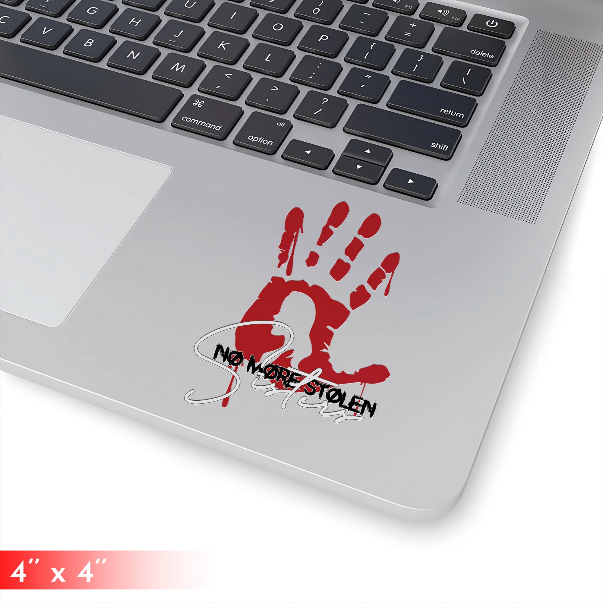 No More Stolen Sisters Red Hand Decal - MMIW Awareness