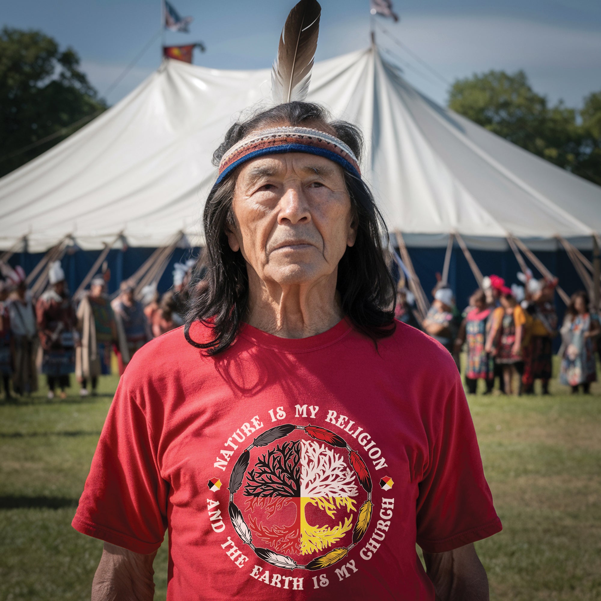 Nature Is My Religion And The Earth Is My Church Unisex T-Shirt/T-Shirt V-Neck/Hoodie/Sweatshirt - N37