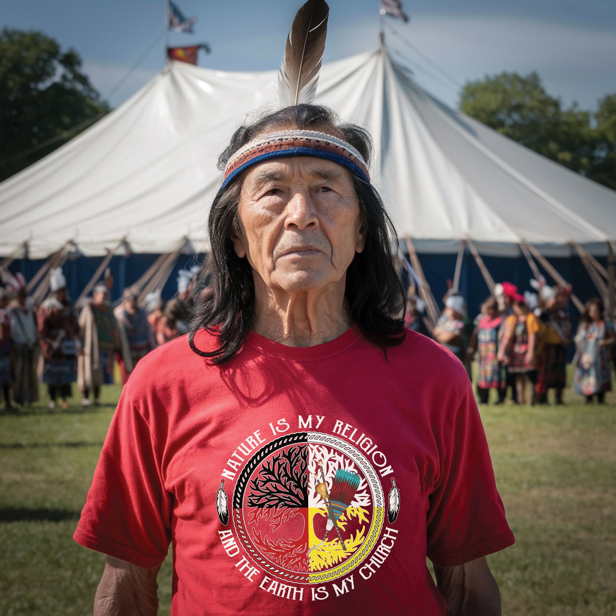 Nature Is My Religion And The Earth Is My Church Unisex T-Shirt/T-Shirt V-Neck/Hoodie/Sweatshirt - N34