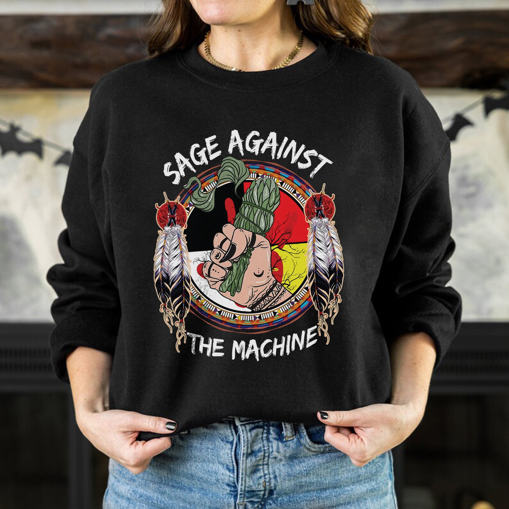 Sage Against The Machine Unisex T-Shirt/T-Shirt V-Neck/Hoodie/Sweatshirt