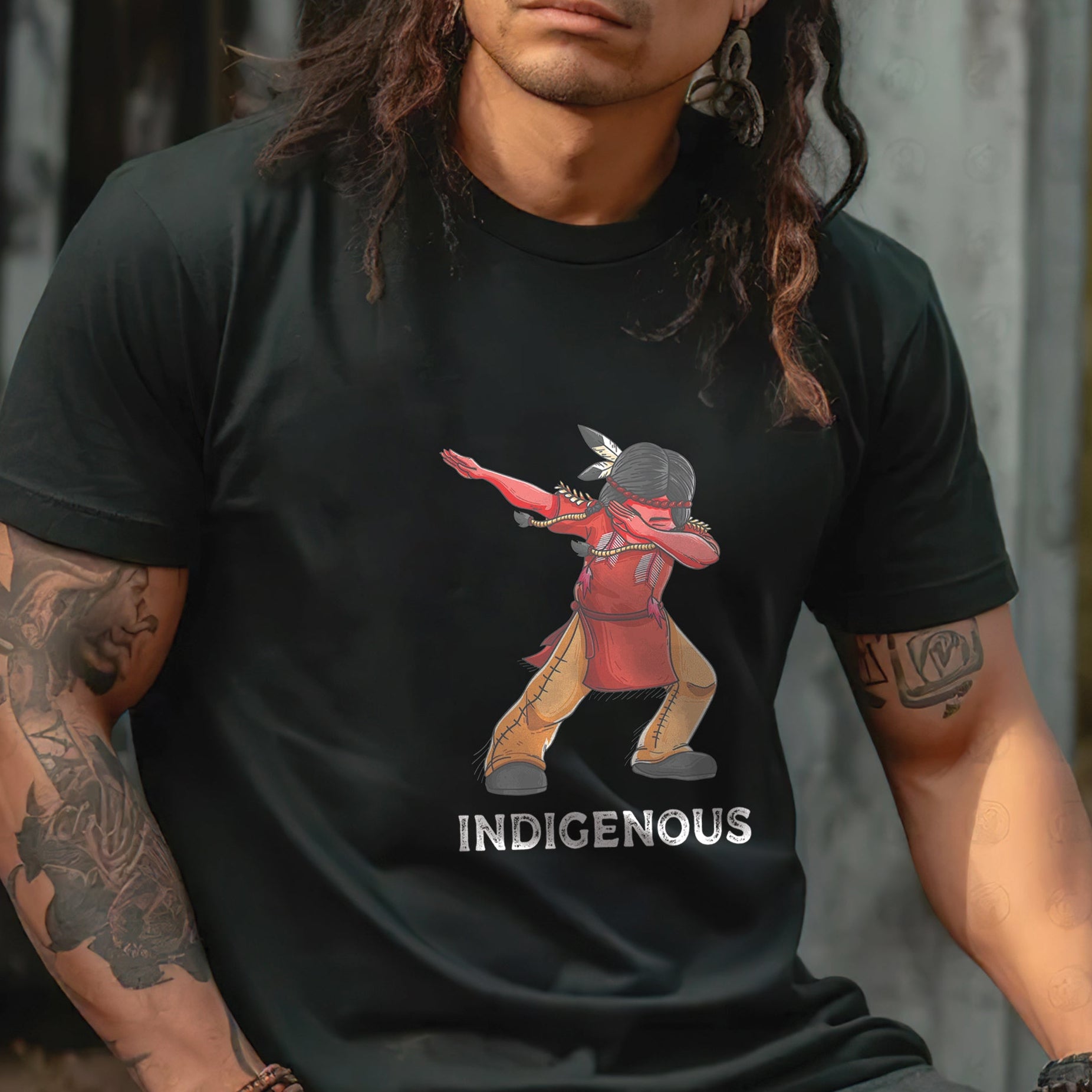 Indigenous Pride Dab Pose Unisex T-Shirt/T-Shirt V-Neck/Hoodie/Sweatshirt