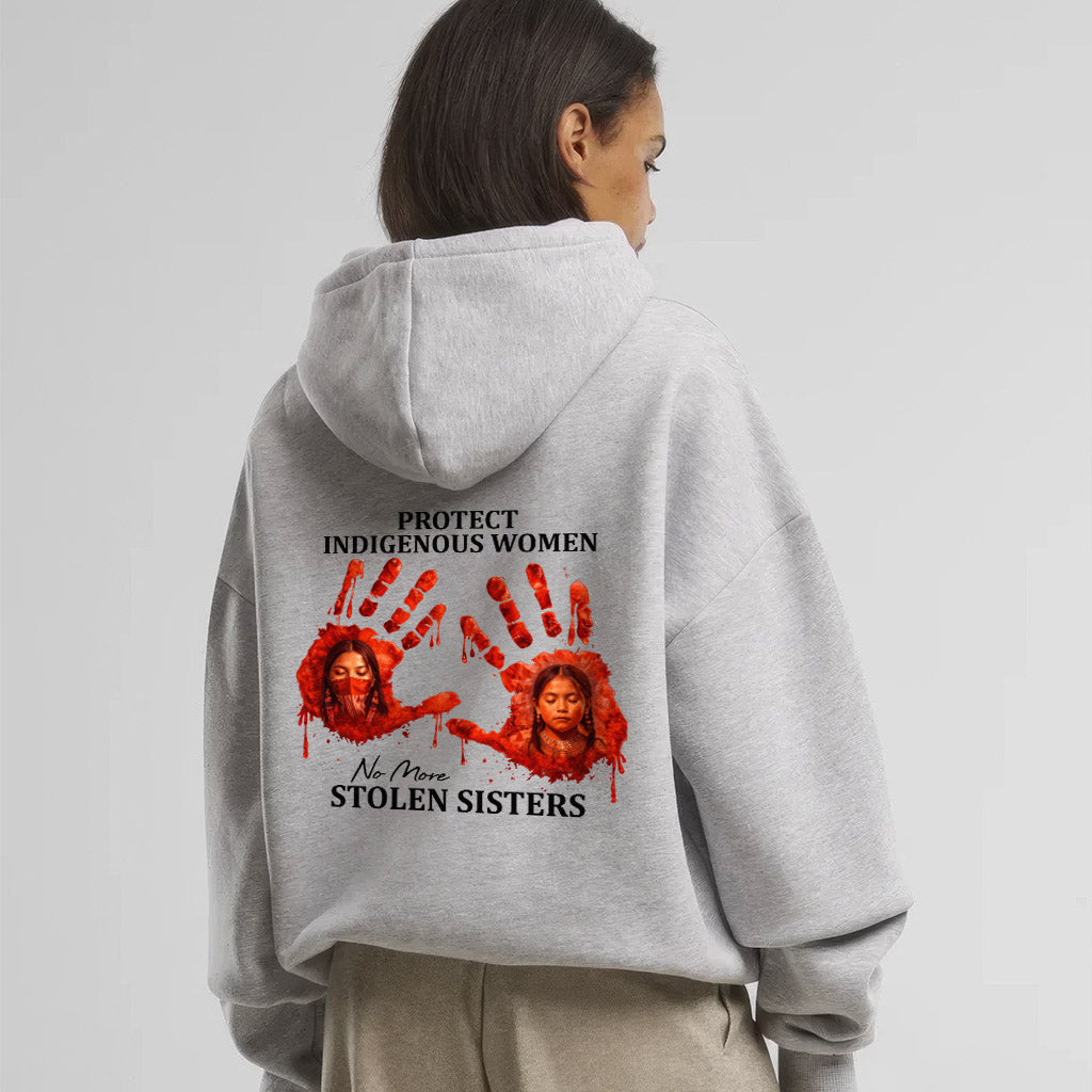 [Two Sides] Protect Indigenous Women No More Stolen Sisters Unisex Tank Top/Long Sleeve/Hoodie Zip