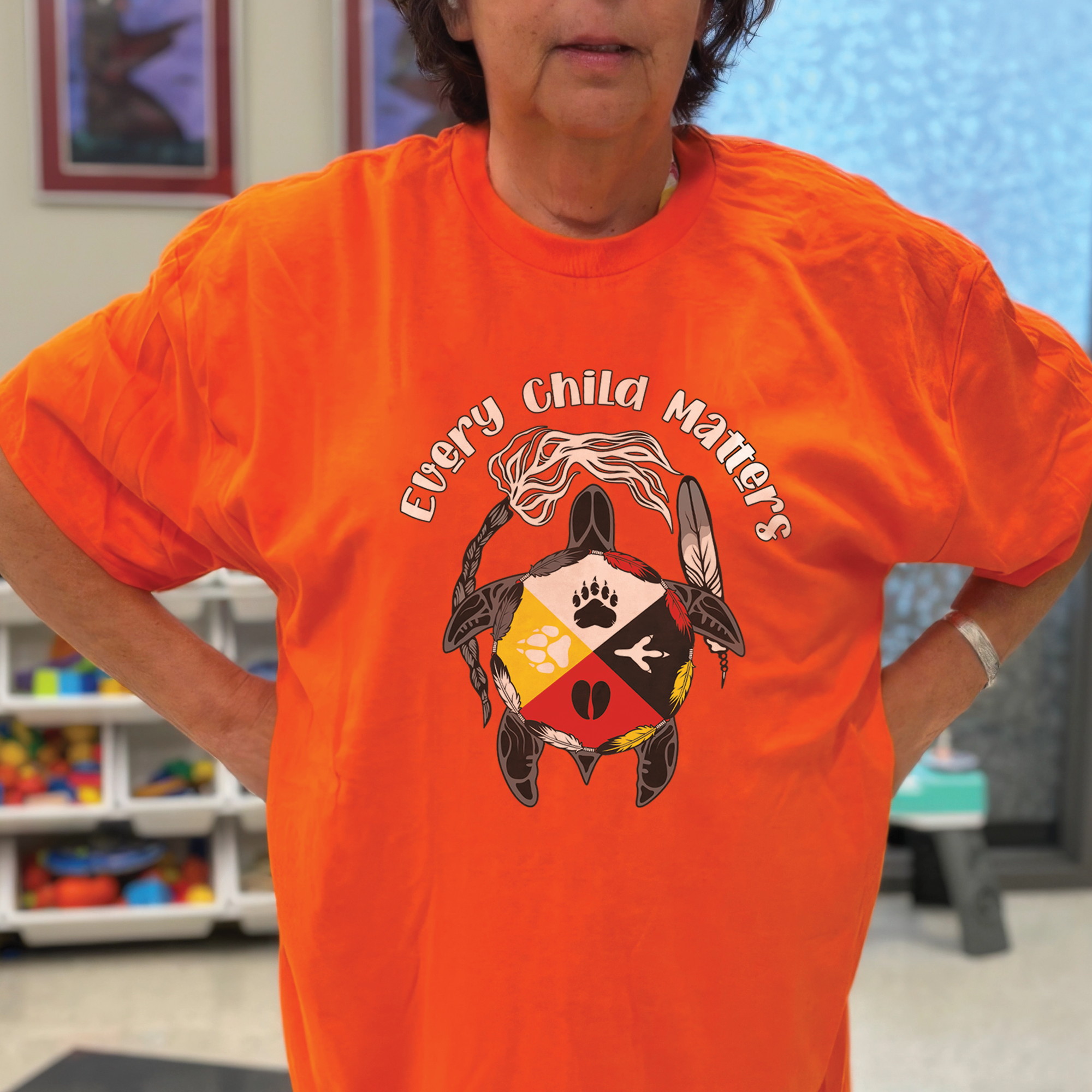 Sacred Circle of Healing – For Orange Shirt Day Unisex T-Shirt/Hoodie/Sweatshirt 143