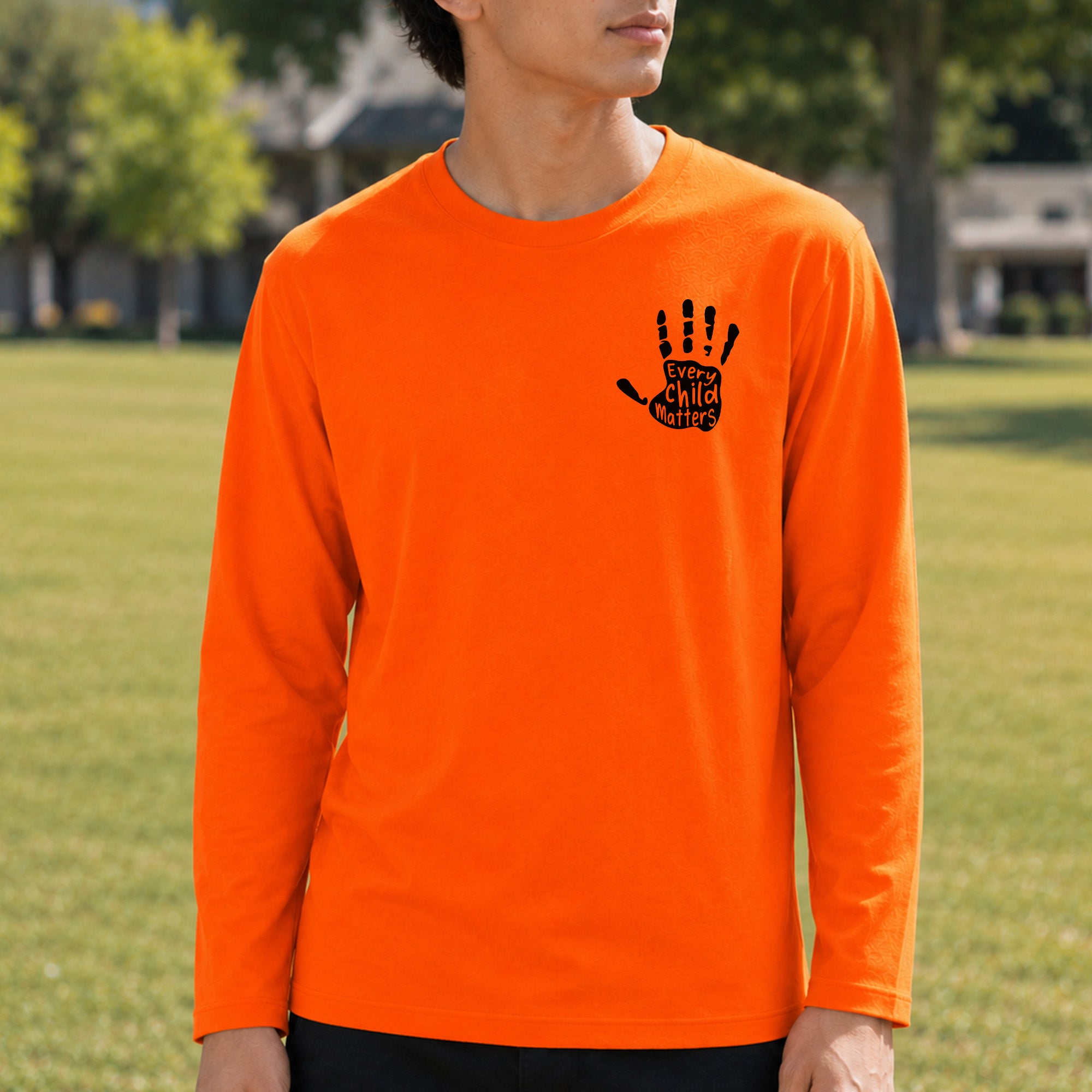 [Two Sides] They Tried To Silence Us Every Child Matters Orange Unisex T-shirt/T-shirt V-Neck/Hoodie/Sweatshirt/Long Sleeve