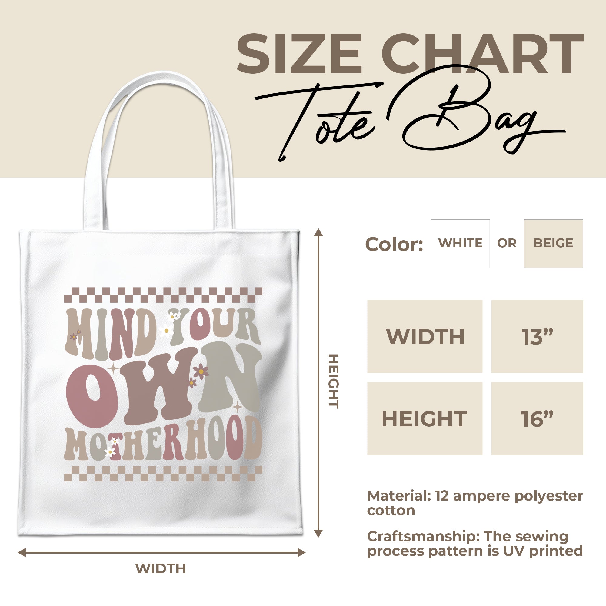 Mind Your Own Motherhood - Tote Bag