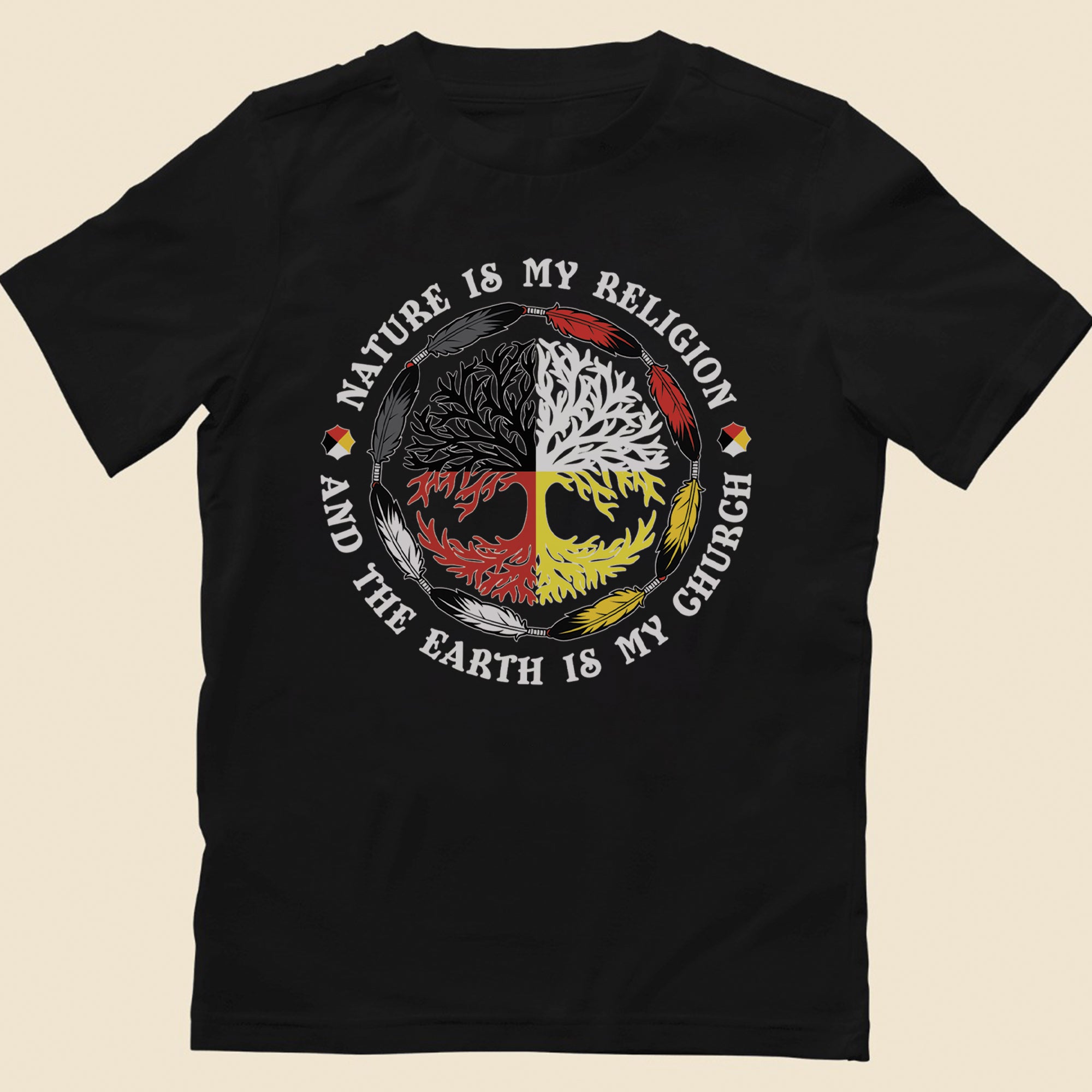 Nature Is My Religion And The Earth Is My Church Unisex T-Shirt/T-Shirt V-Neck/Hoodie/Sweatshirt - N37