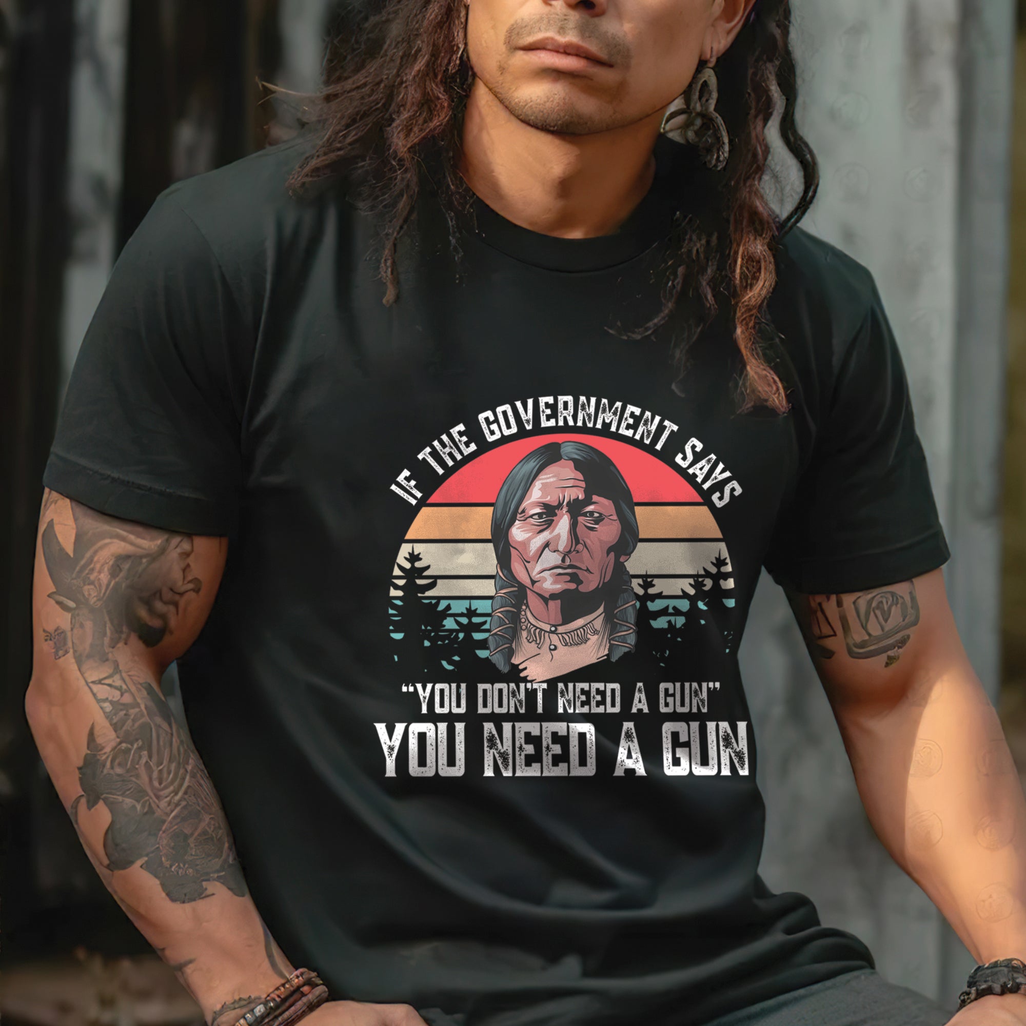 You Need A Gun Unisex T-Shirt/T-Shirt V-Neck/Hoodie/Sweatshirt N31