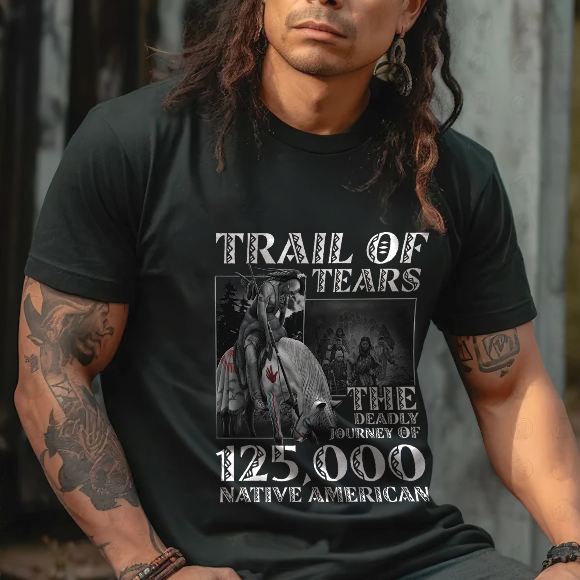 Trail of Tears The Deadly Journey Unisex T-Shirt/T-Shirt V-Neck/Hoodie/Sweatshirt 15