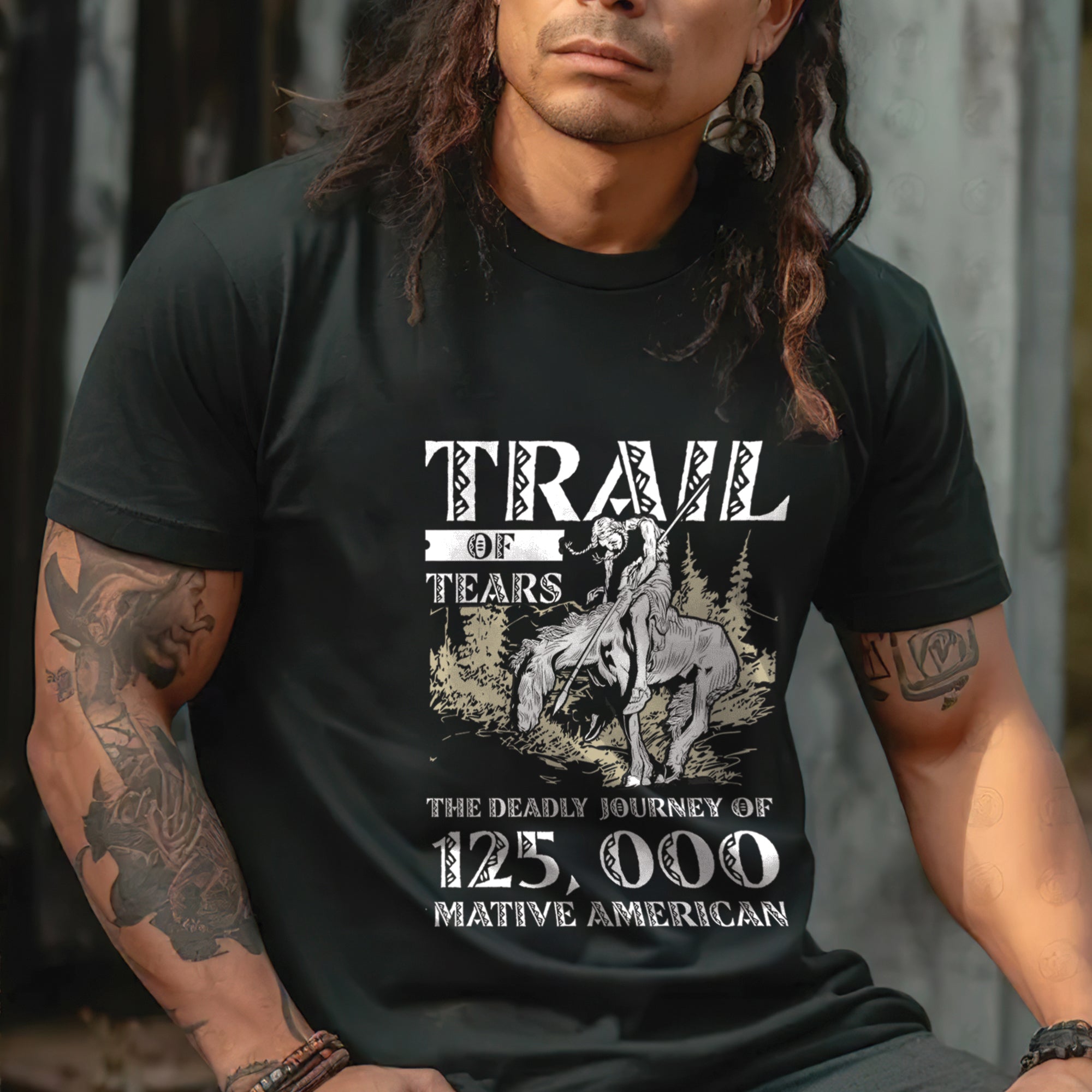 Trail of Tears The Deadly Journey Unisex T-Shirt/T-Shirt V-Neck/Hoodie/Sweatshirt 14